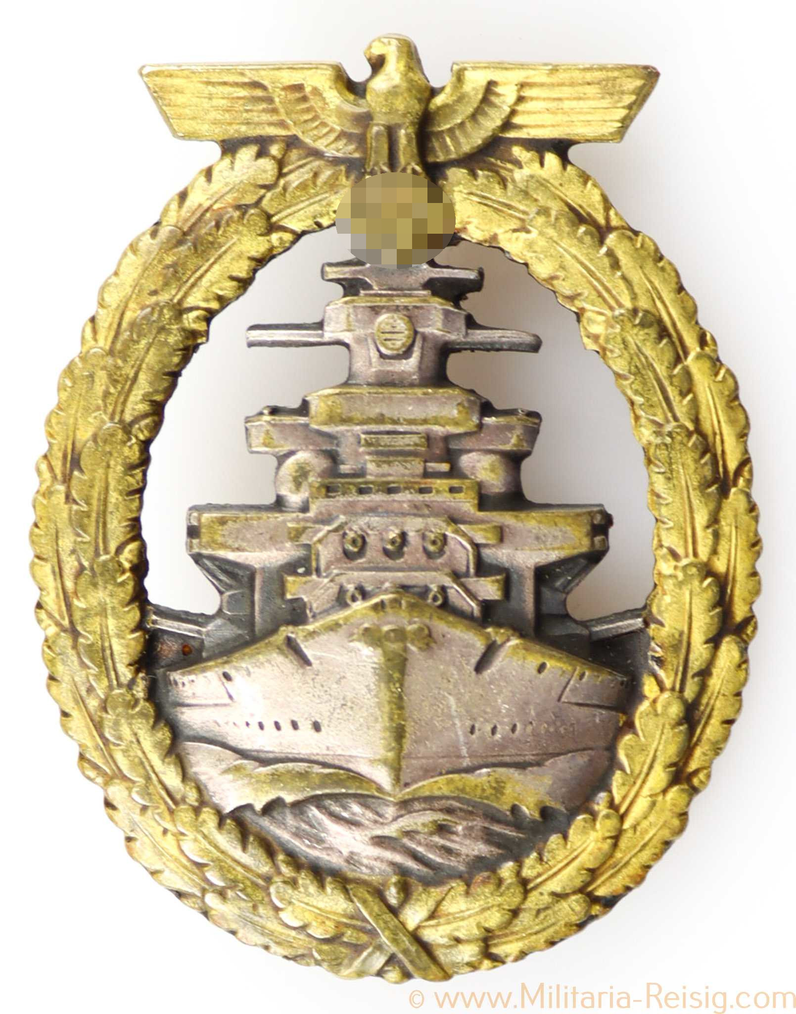 Flottenkriegsabzeichen der Kriegsmarine, Hersteller Schwerin, Berlin