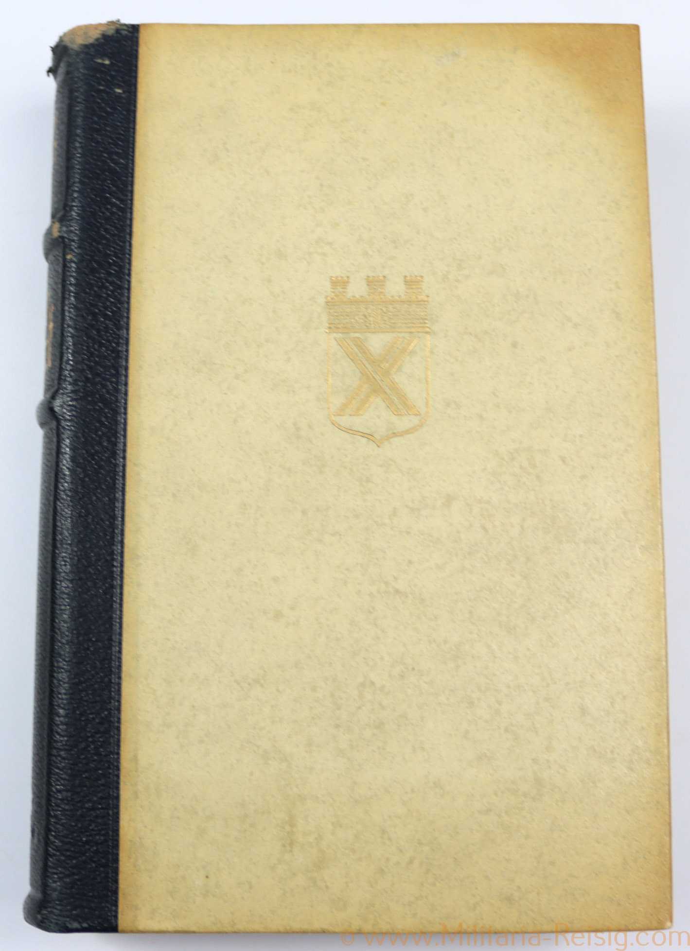 Mein Kampf Hochzeitsausgabe 1942 mit Stadtwappen Castrop-Rauxel, Lateinschrift