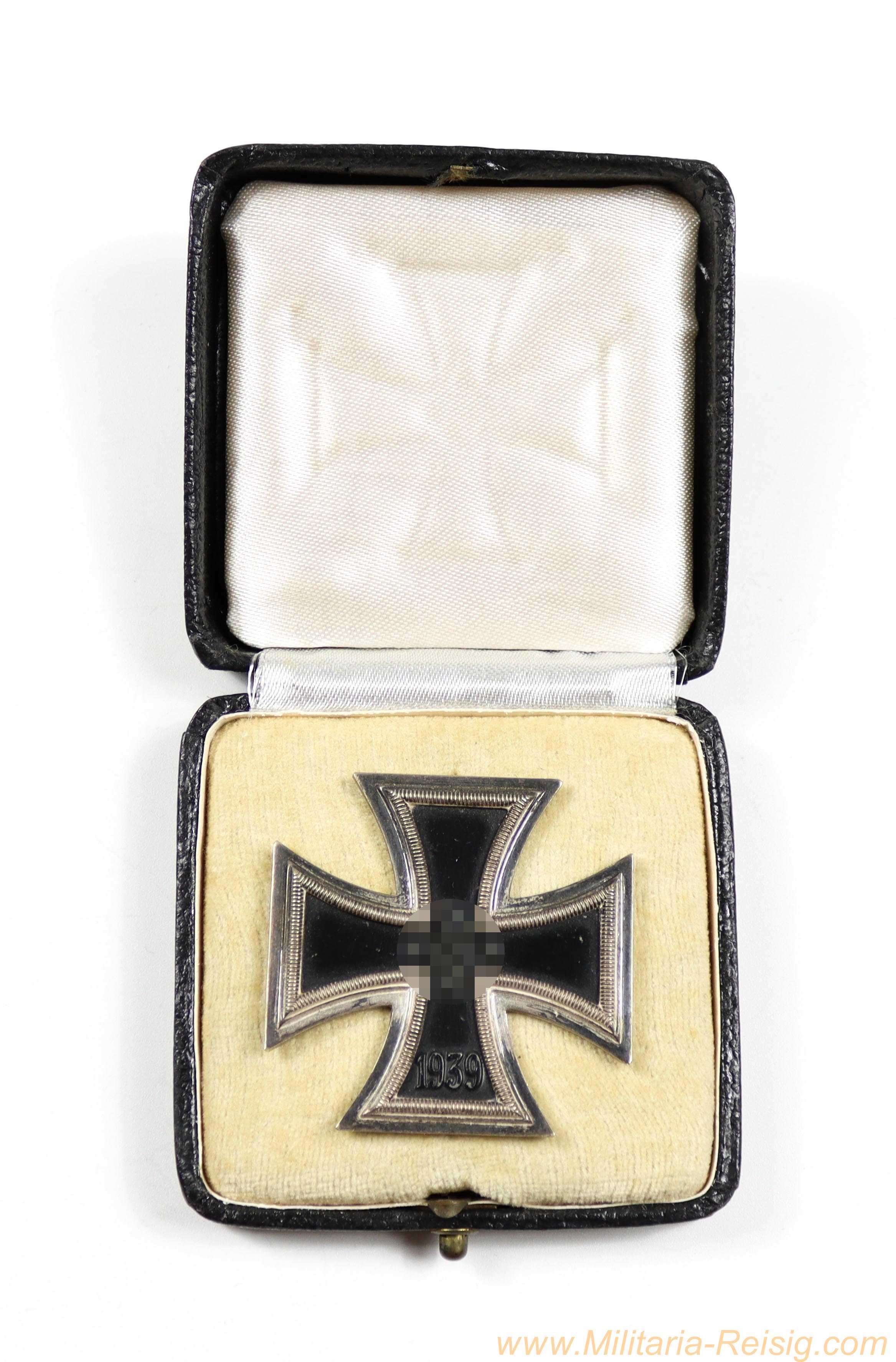 Eisernes Kreuz 1. Klasse 1939 im Etui, Hersteller 15 (Friedrich Orth, Wien)