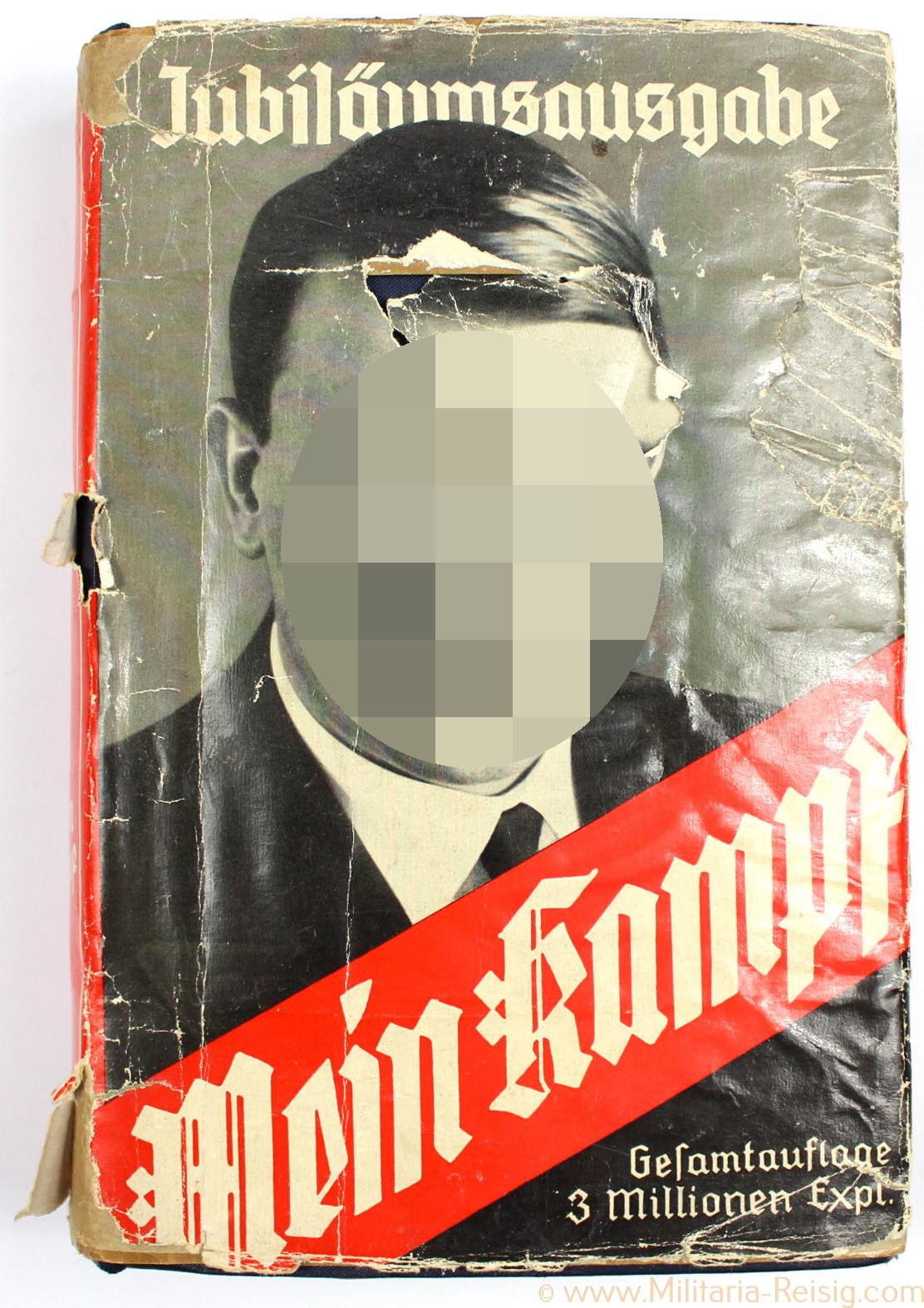 Mein Kampf Volksausgabe 1937 mit Schutzumschlag Jubiläumsausgabe 