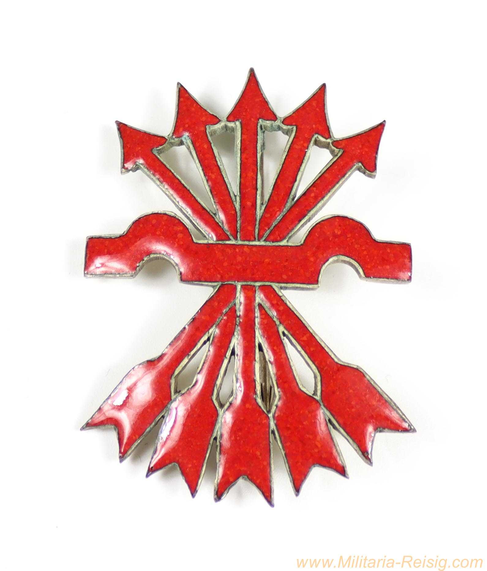 Spanien – Falange Española de las JONS Mitgliedsabzeichen, (Spanischer Bürgerkrieg)