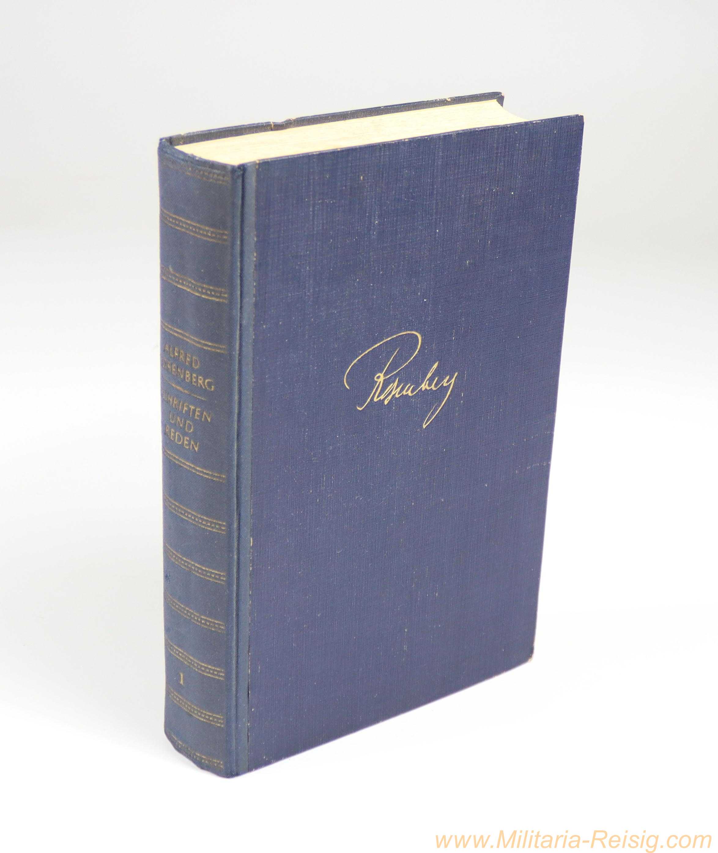 Alfred Rosenberg "Schriften aus den Jahren 1917–1921–1944", 1. Band – 2. Auflage