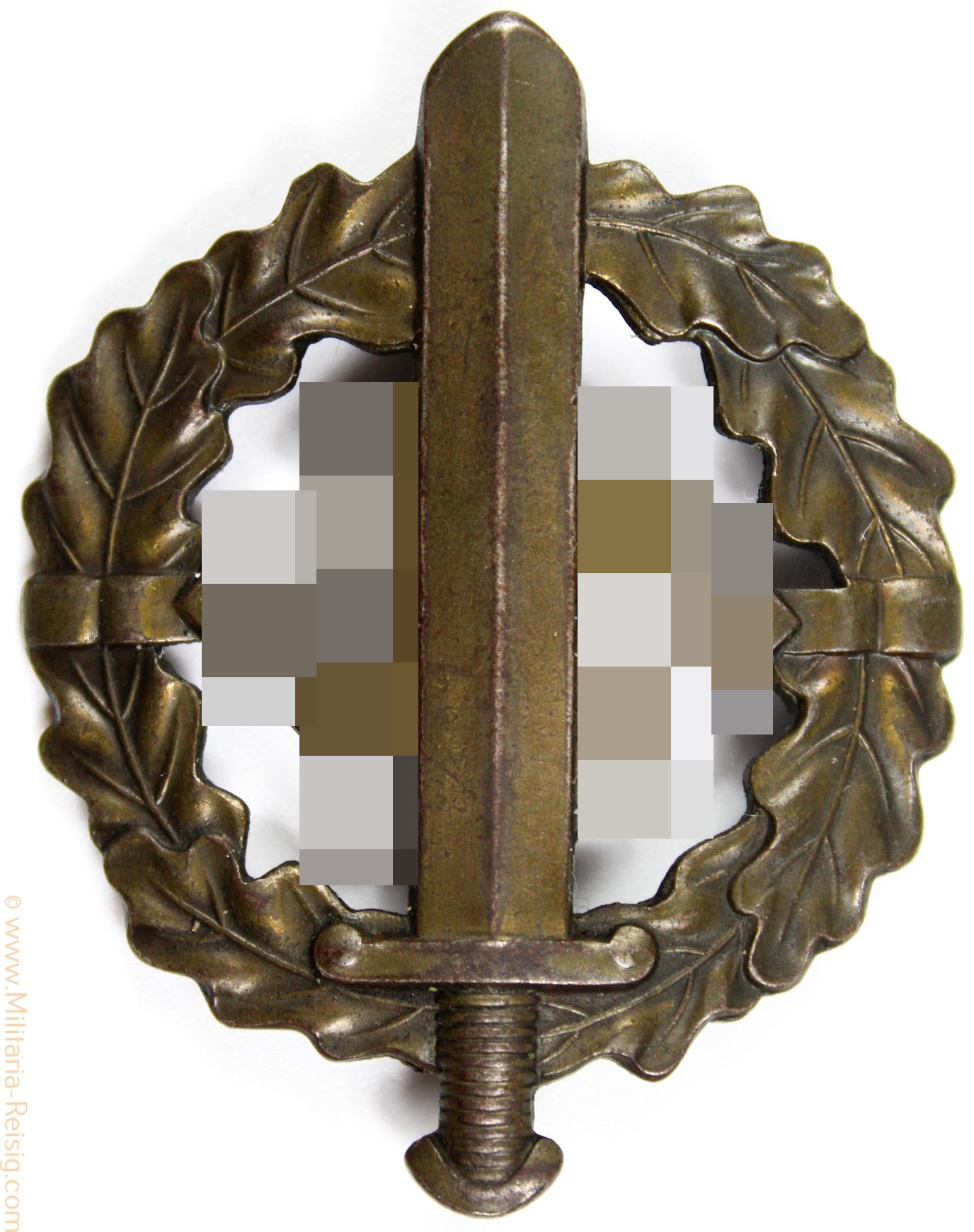SA-Sportabzeichen in Bronze, Herst. Fechler, Bernsbach/SA.