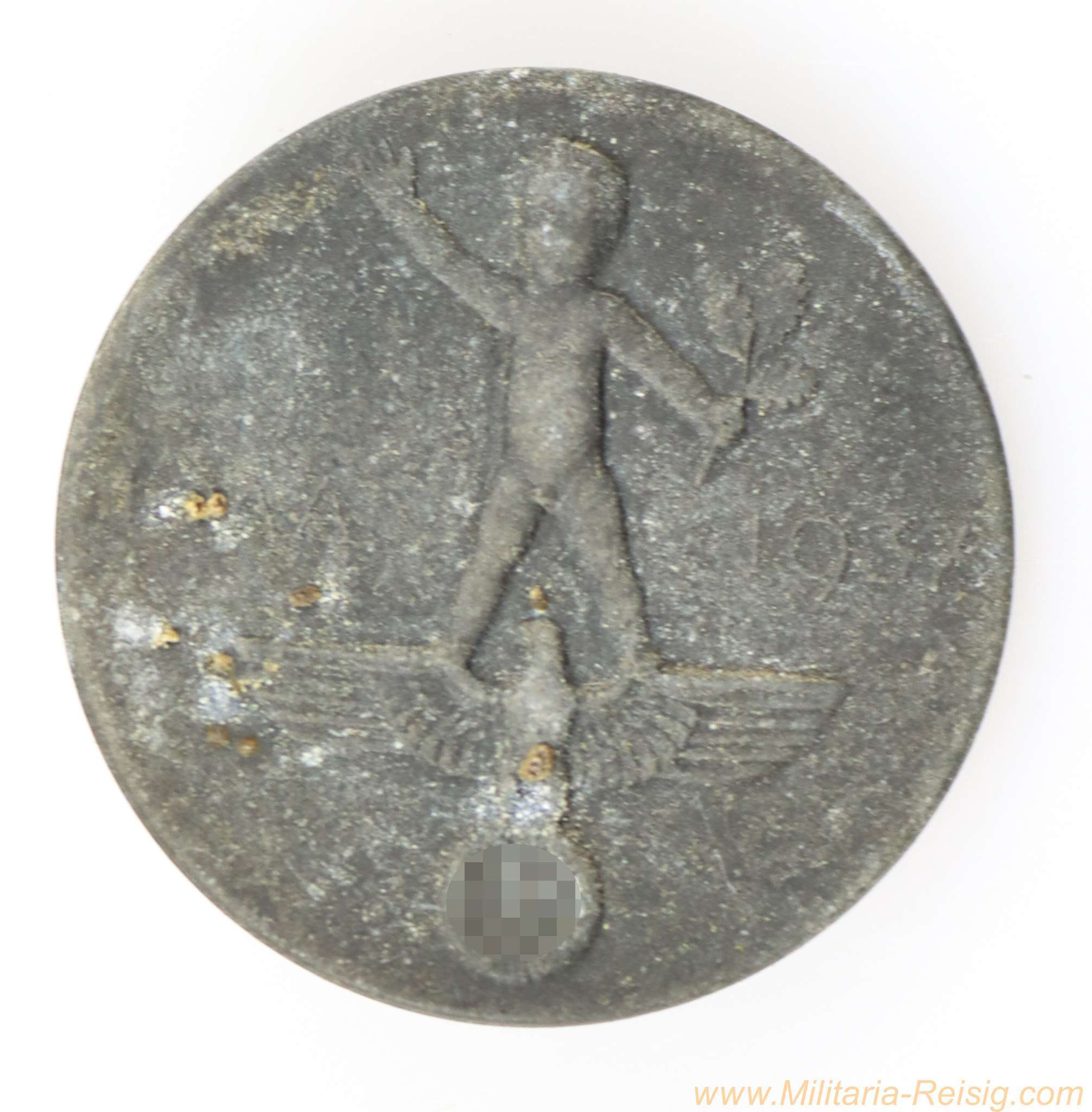 Abzeichen Tag der Arbeit 1937, Hersteller M. & K. Bauer, Pforzheim