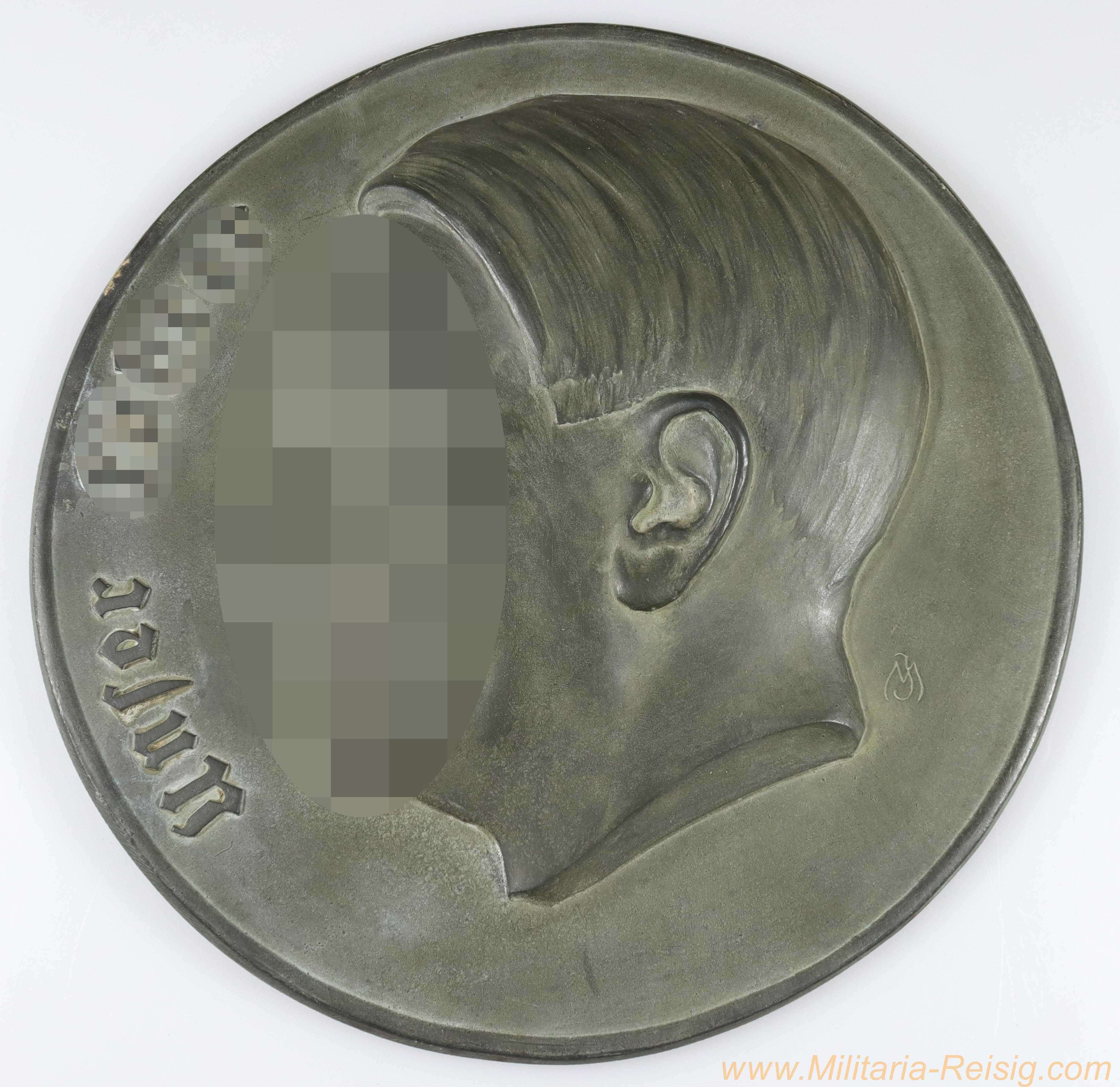 Großes Relief Adolf Hitler "Unser Führer"