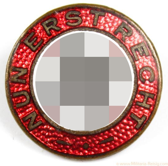 NSDAP Sympathie-Abzeichen "Nun erst Recht", 19 mm