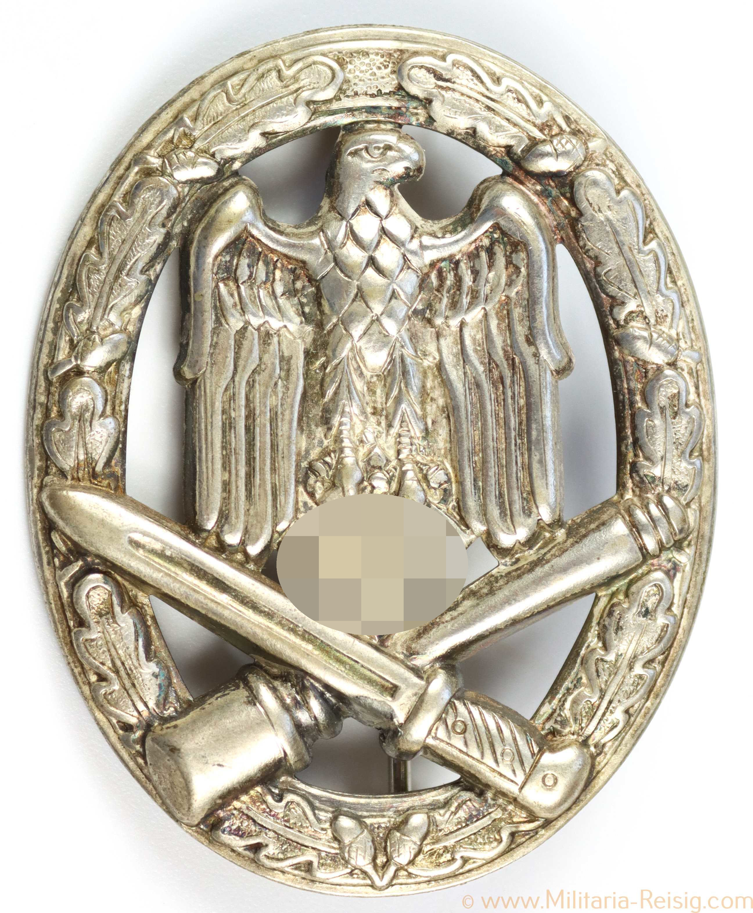 Allgemeines Sturmabzeichen in Silber, Hersteller Otto Schickle, Pforzheim