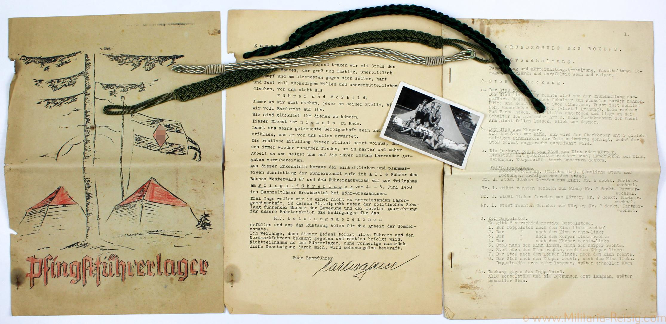 HJ-Konvolut, Pfingstführerlager