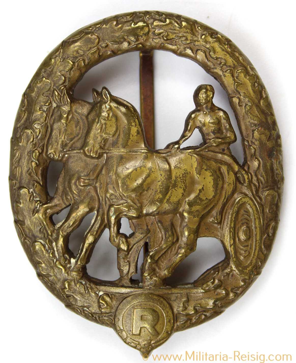 Deutsches Fahrerabzeichen 3. Klasse Bronze 1930, Hersteller Christian Lauer, Nürnberg