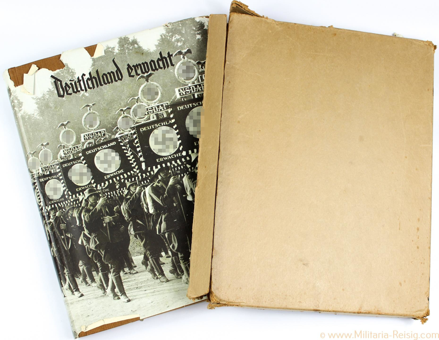 Zigarettenbilderalbum "Deutschland erwacht" im Originalkarton