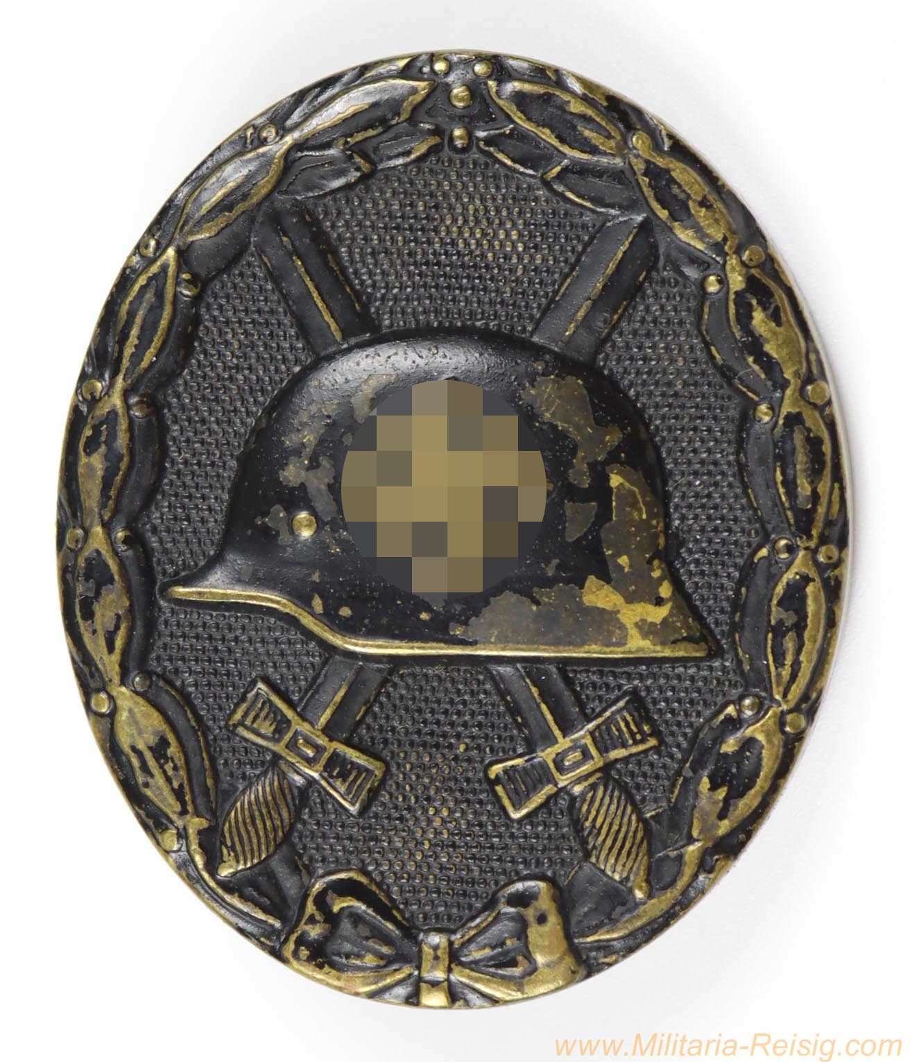 Verwundetenabzeichen in Schwarz 1939 - mit Hersteller L/18 (B.H. Mayer, Pforzheim)