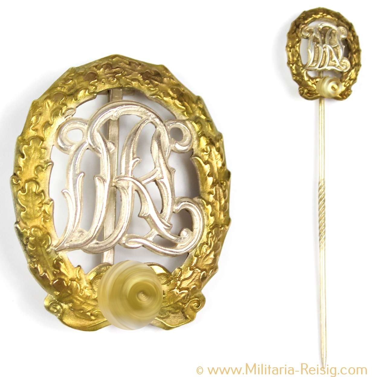 Deutsches Reichssportabzeichen DRL für Versehrte 1942, Herst. Ernst Schneider, Lüdenscheid