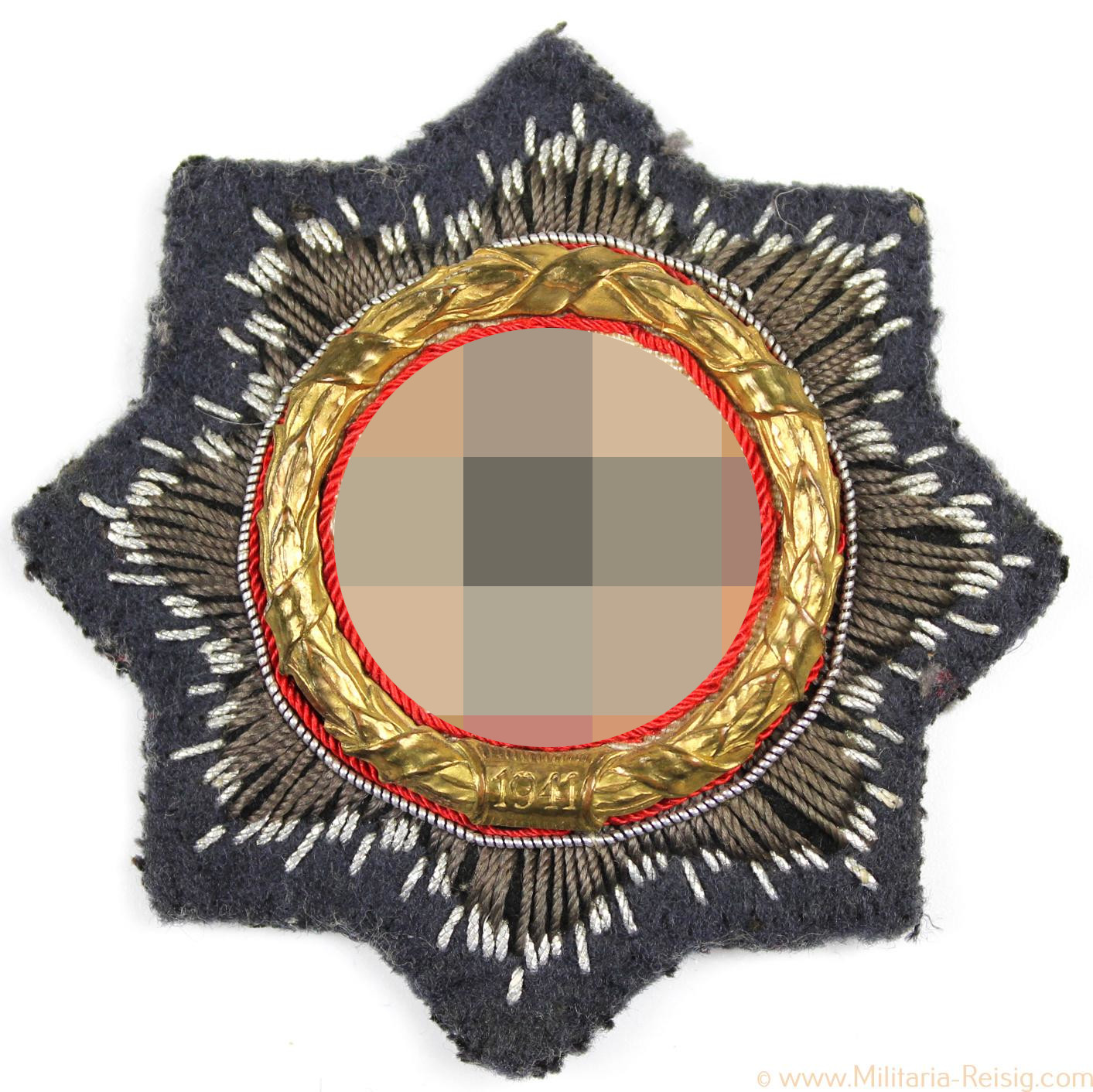 Deutsches Kreuz in Gold, Panzerstoff Ausführung