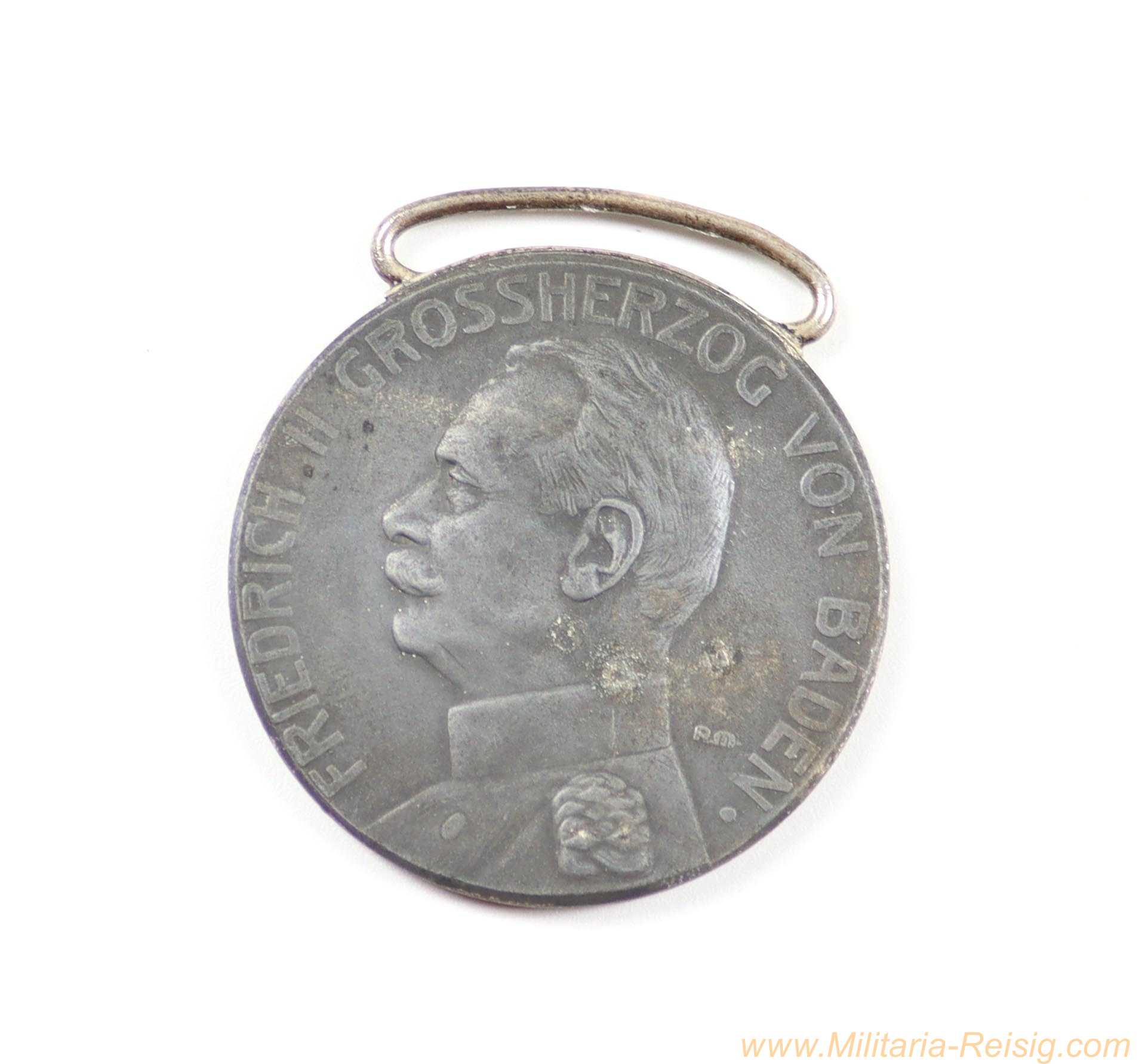Baden Silberne Verdienstmedaille Friedrich II. 1908