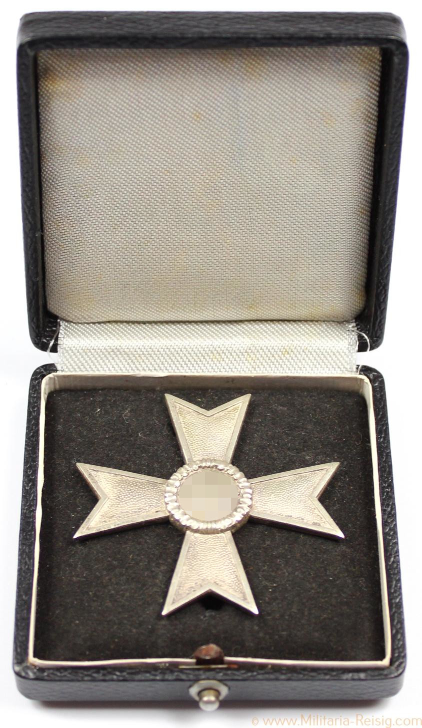 Kriegsverdienstkreuz 1.Klasse 1939 ohne Schwerter im Etui, Herst. 1