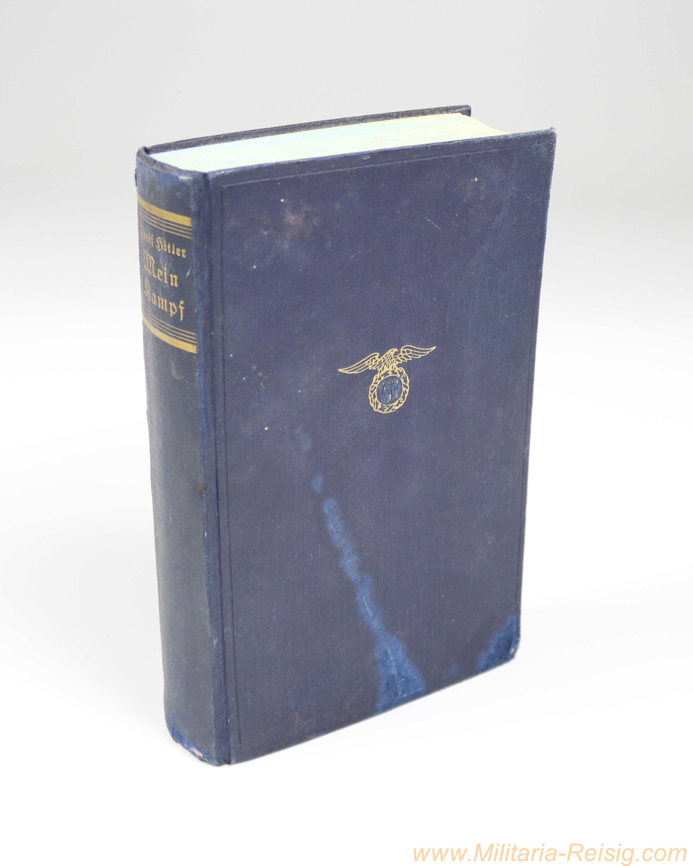 Mein Kampf - Volksausgabe 1940 mit Widmungsblatt