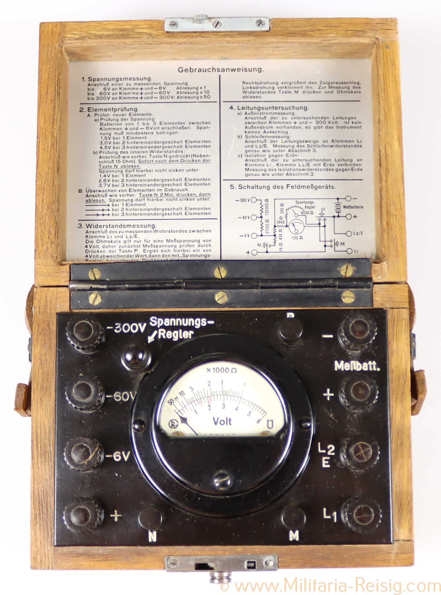 Wehrmacht Feldmessgerät 