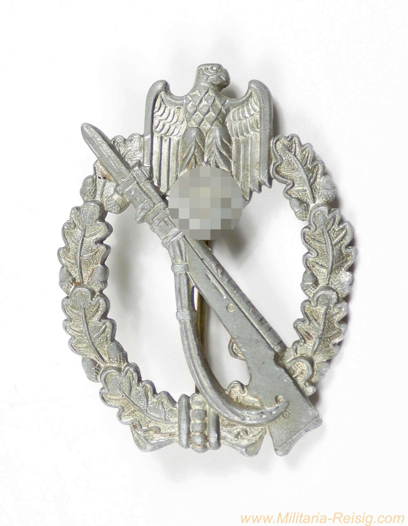 Infanterie Sturmabzeichen in Silber, Hersteller FZS 