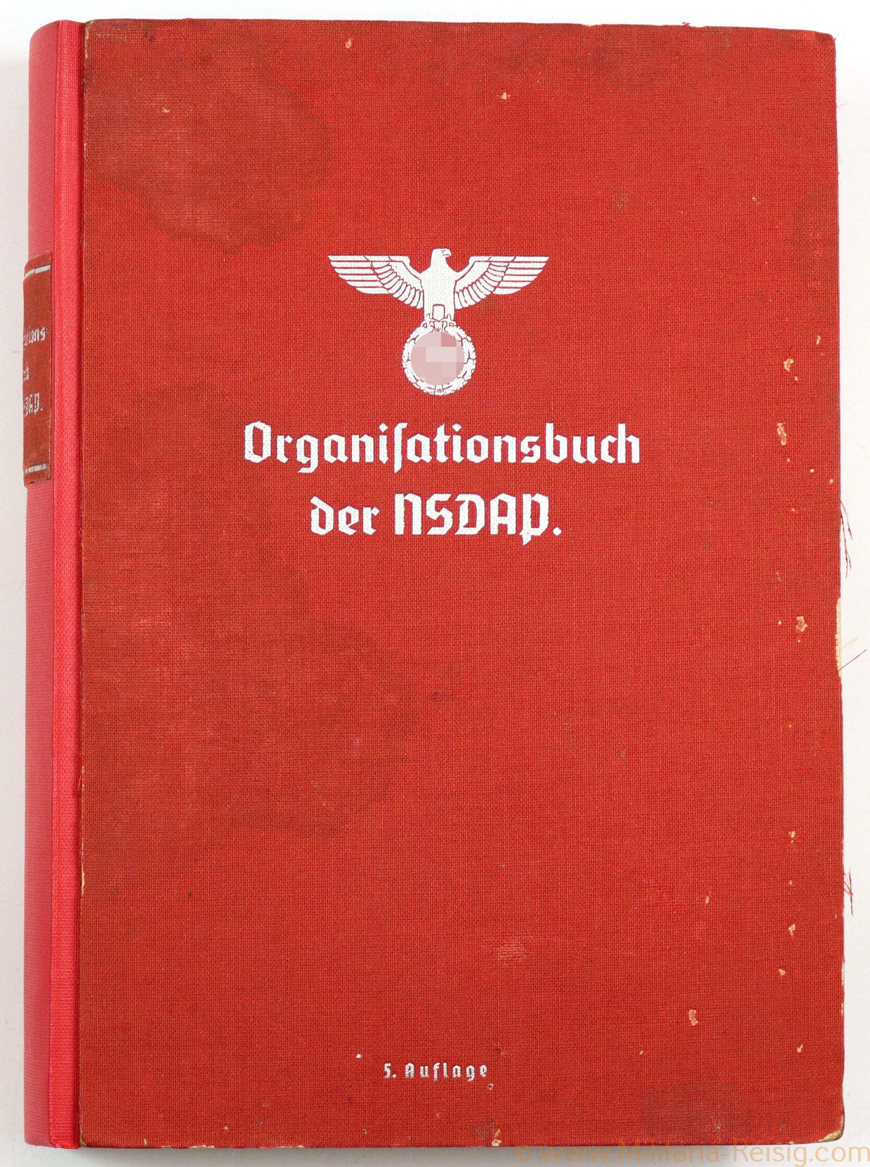 Organisationsbuch der NSDAP 1938 5. Auflage