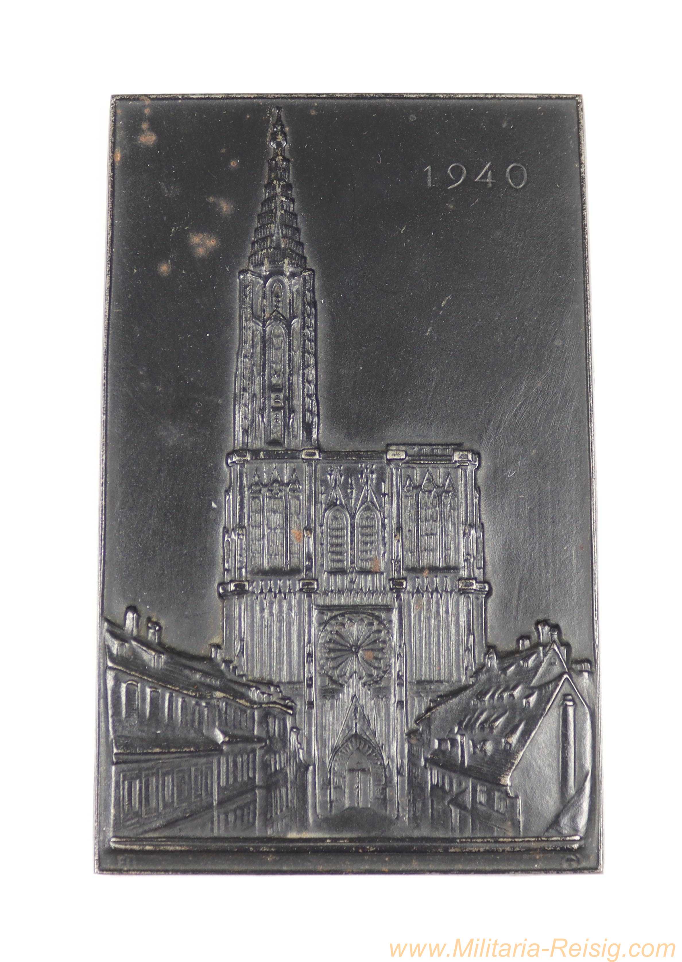 Plakette Straßburger Münster – Domplakette 1940 