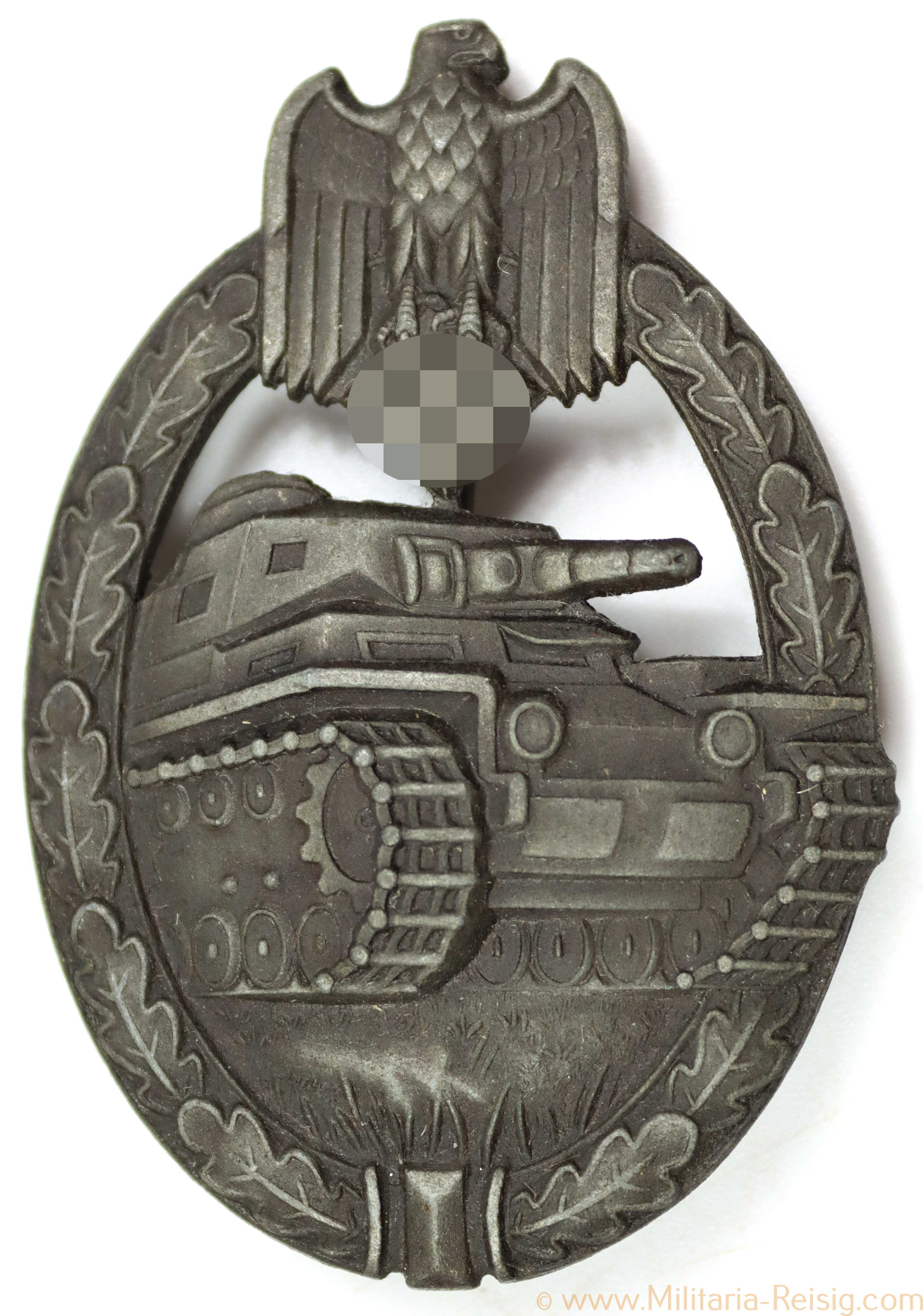 Panzerkampfabzeichen in Bronze, Herst. Steinhauer & Lück, Lüdenscheid