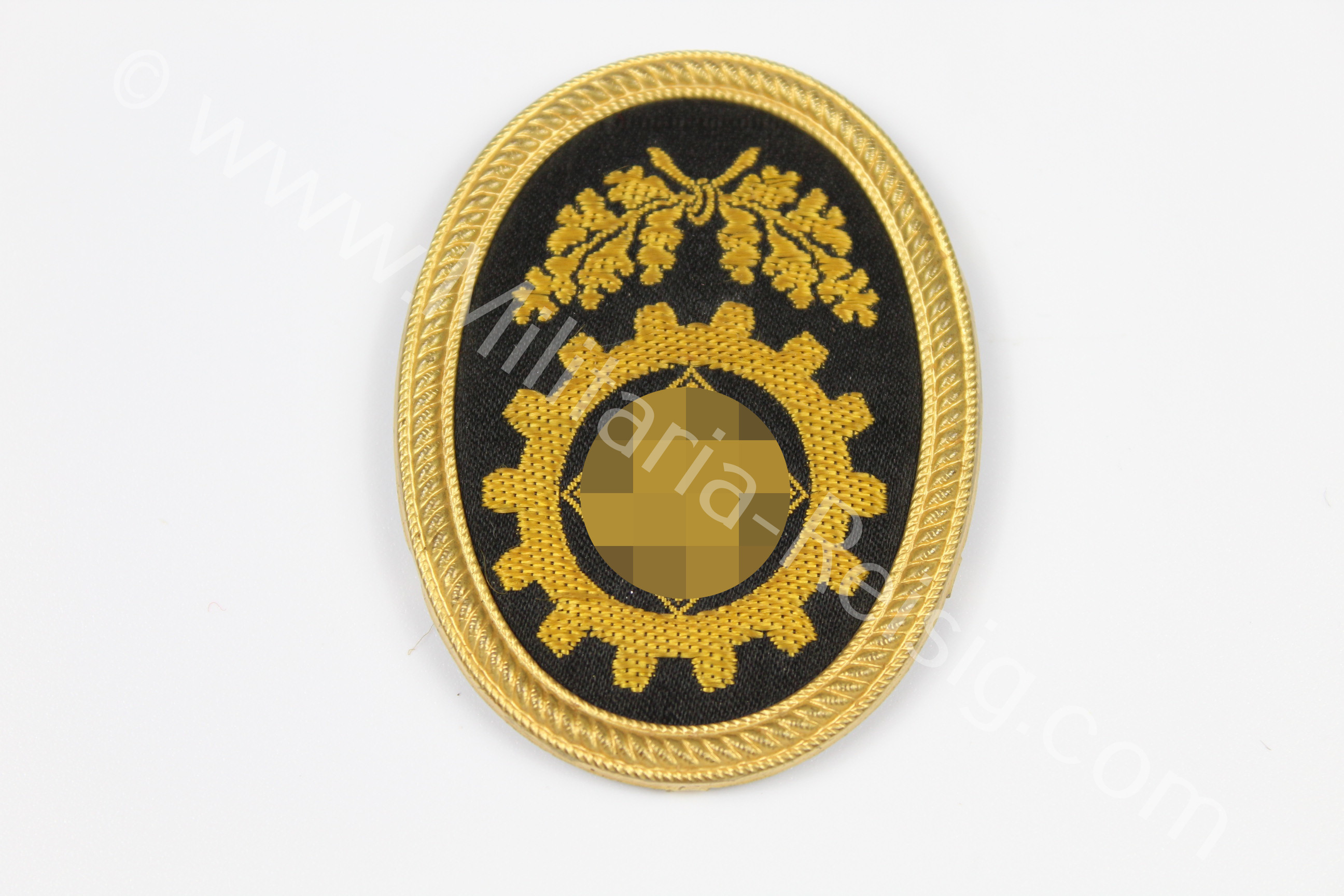 DAF Deutsche Arbeitsfront Abzeichen für die Schirmmütze