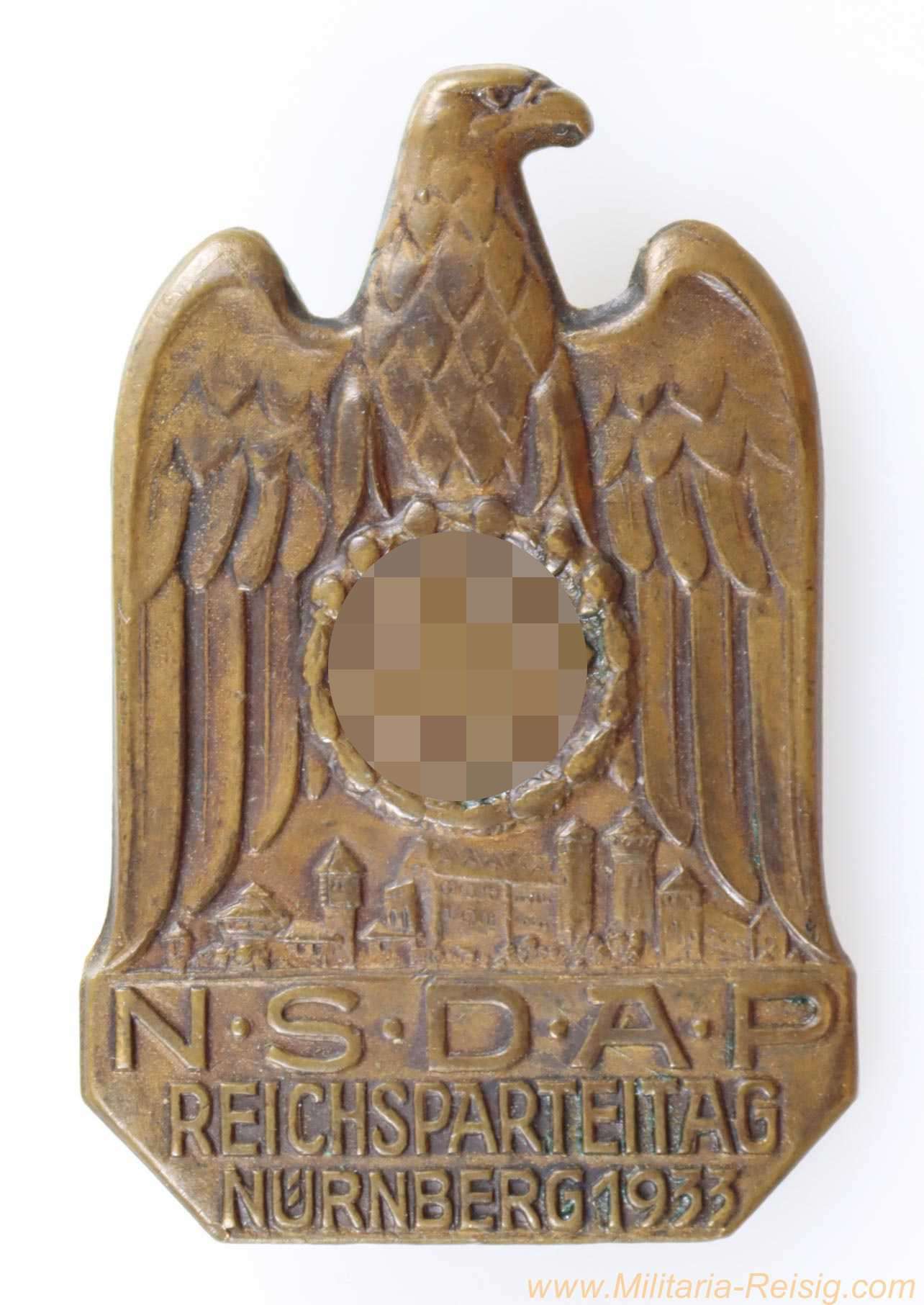 NSDAP Abzeichen Reichsparteitag Nürnberg 1933