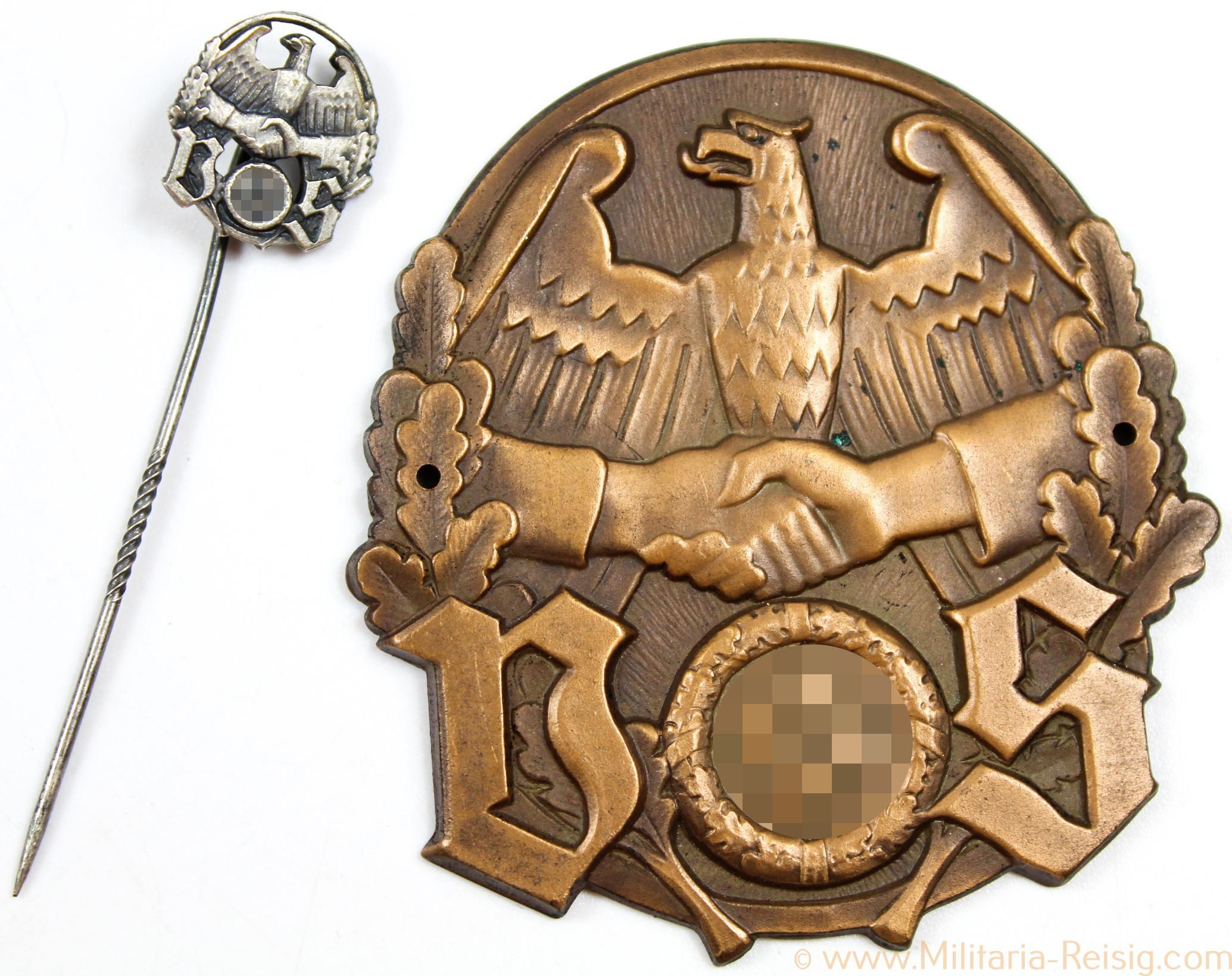 Türplakette der Volkssozialistischen Selbshilfe (VS) 1933/34