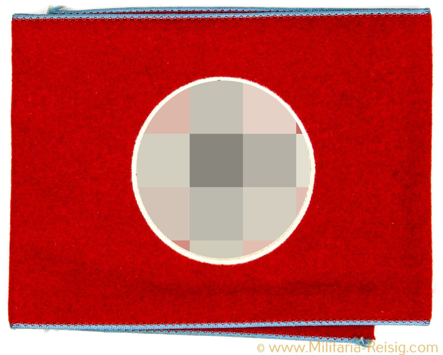 NSDAP Armbinde Politischer Leiter Anwärter mit RZM-Etikett