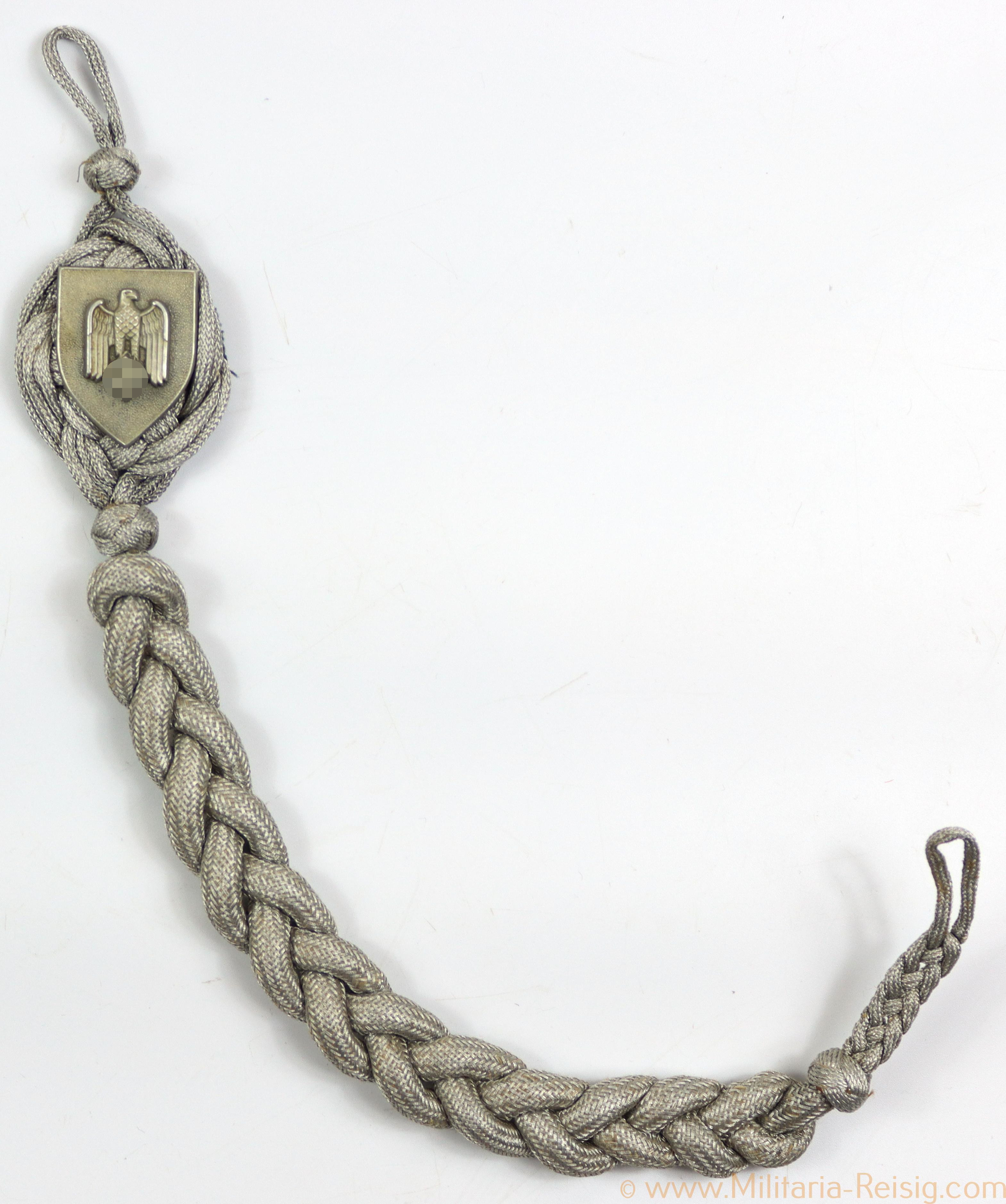 Wehrmacht Schützenschnur des Heeres 1. Stufe