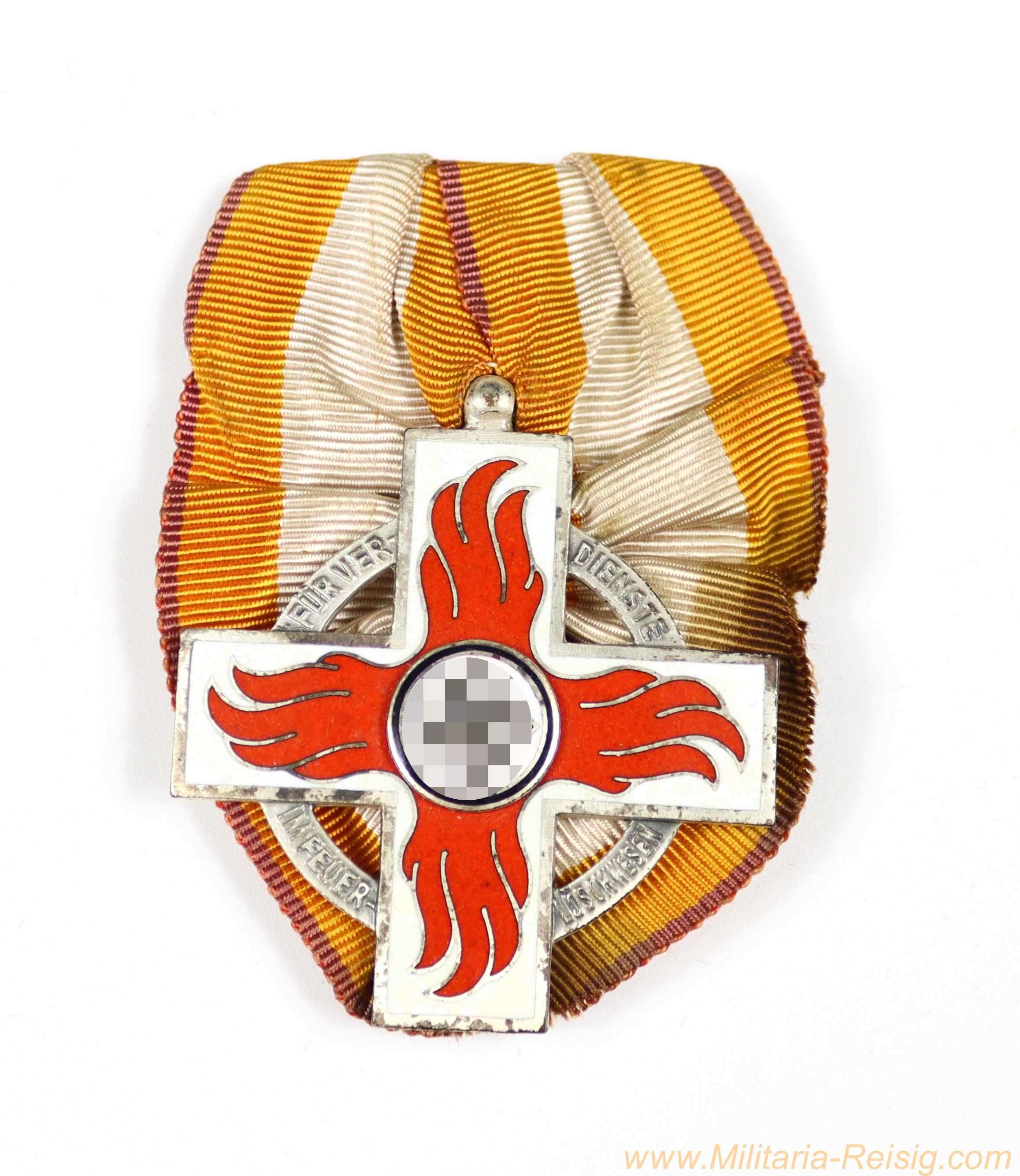 Reichsfeuerwehr-Ehrenzeichen 2. Stufe an Einzelspange