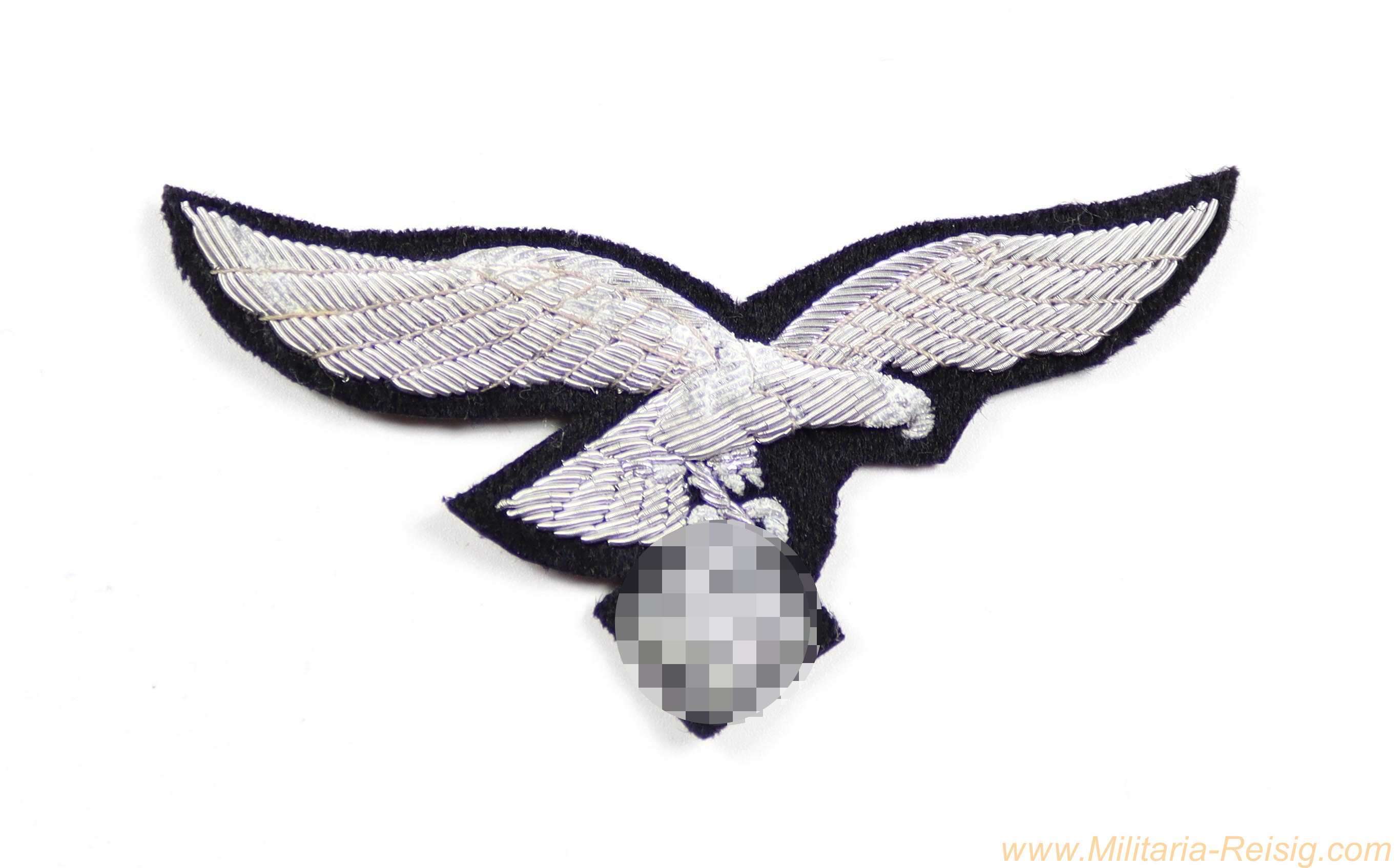 Luftwaffe Mützenadler / Schiffchenadler für Offiziere des Fallschirm-Panzerkorps "Hermann Göring"