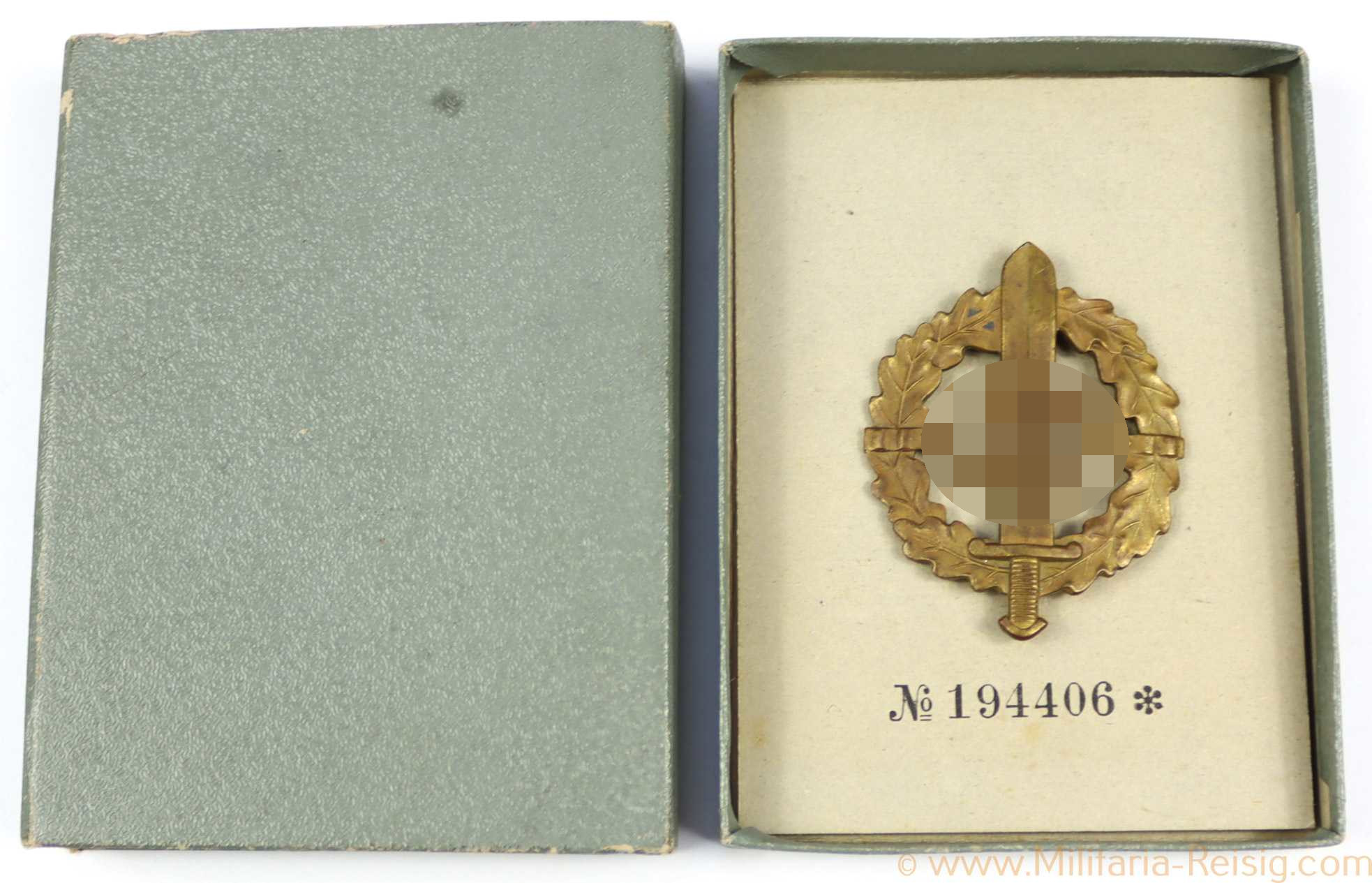 SA Sportabzeichen in Bronze in nummerngleicher Schachtel