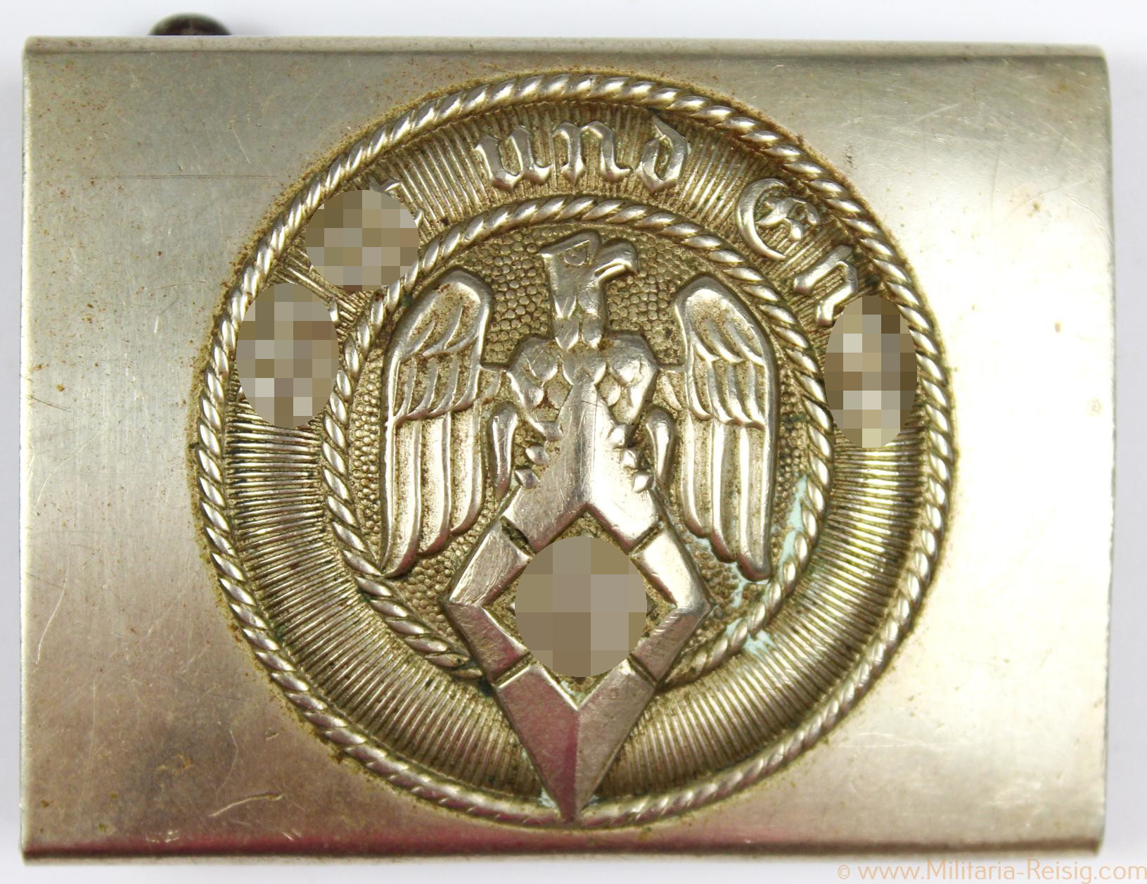 HJ Koppelschloss aus Neusilber