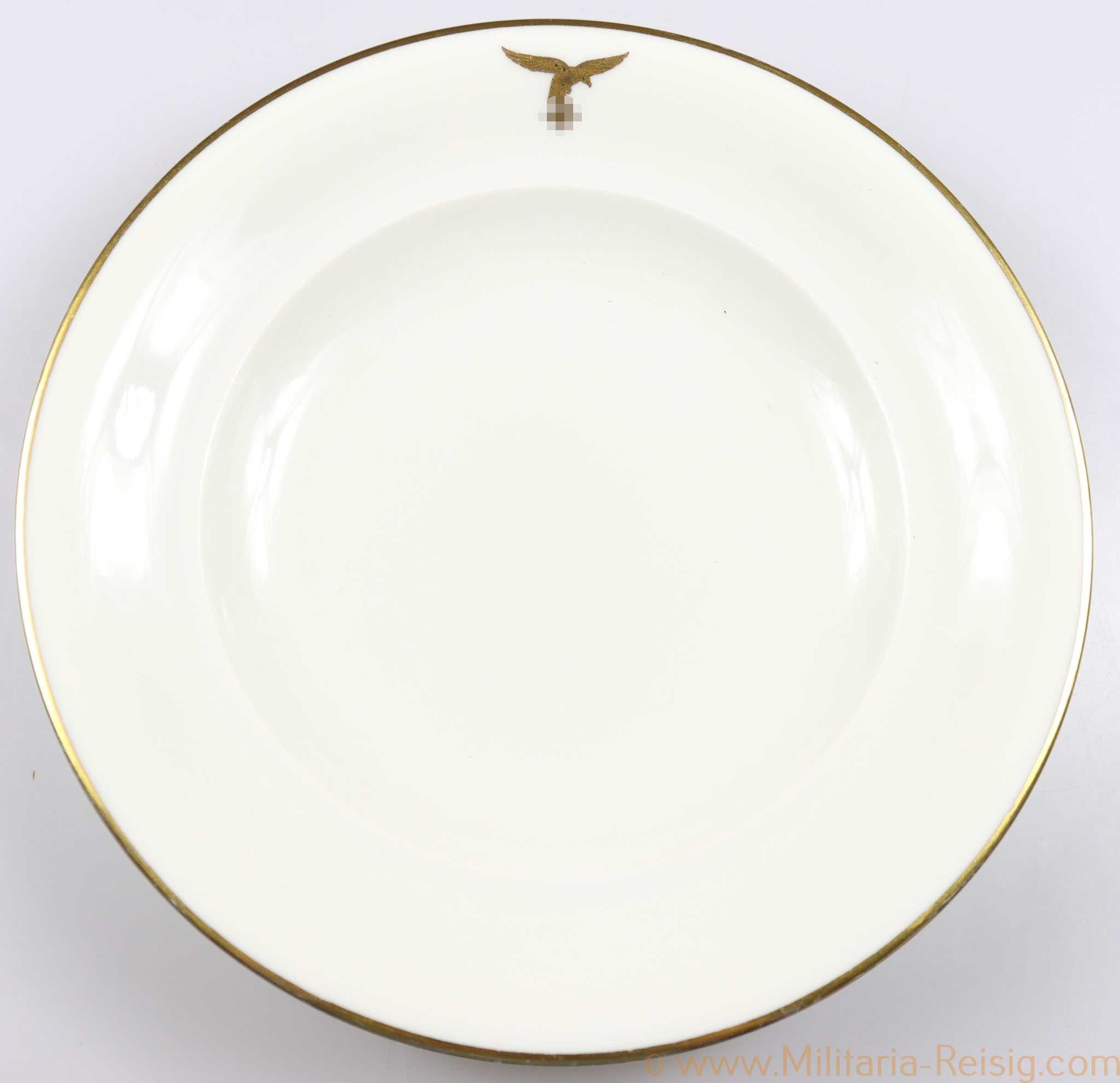 Suppenteller für einen General der Luftwaffe, Hersteller Wahliss, Wien