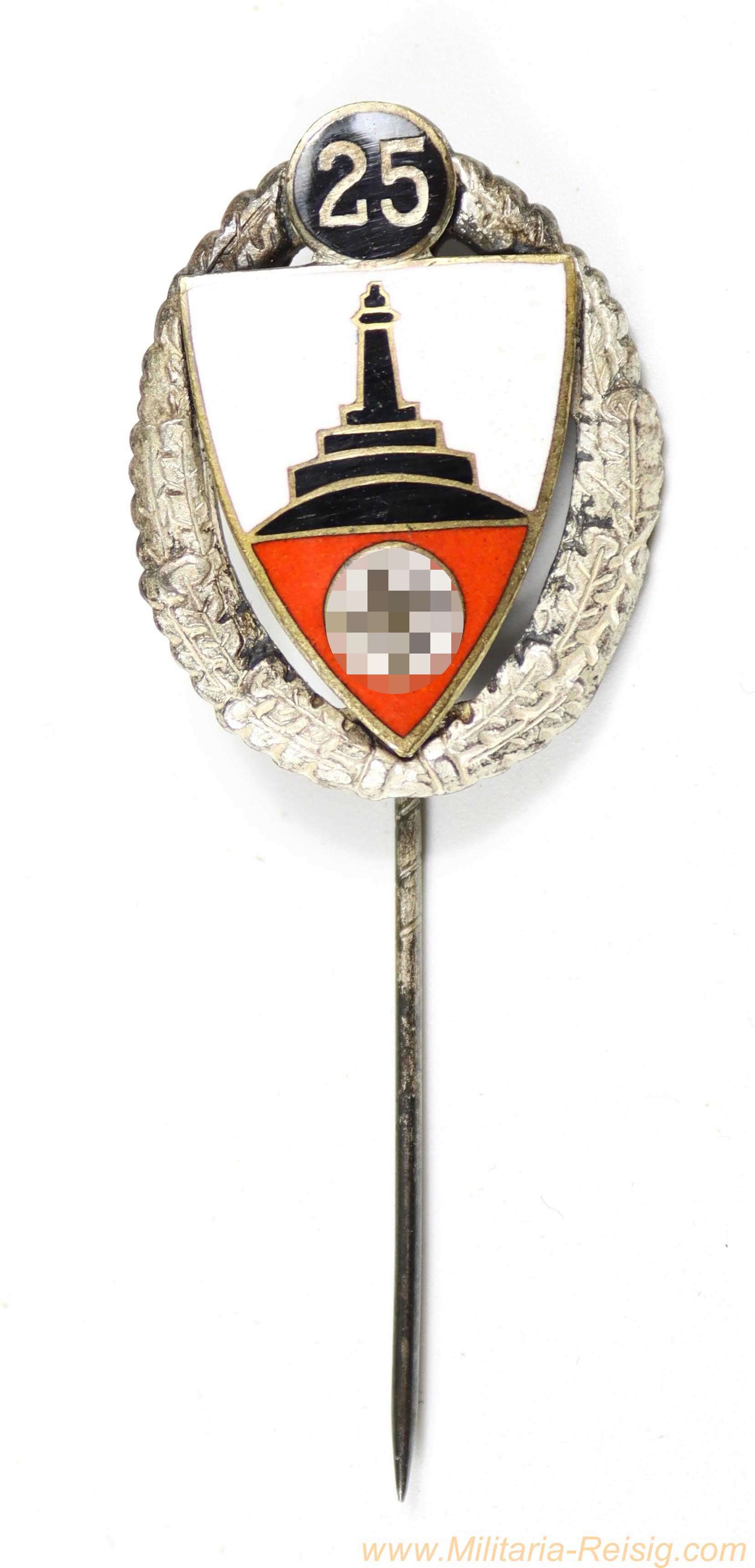 Kyffhäuser Ehrennadel für 25 Jahre 