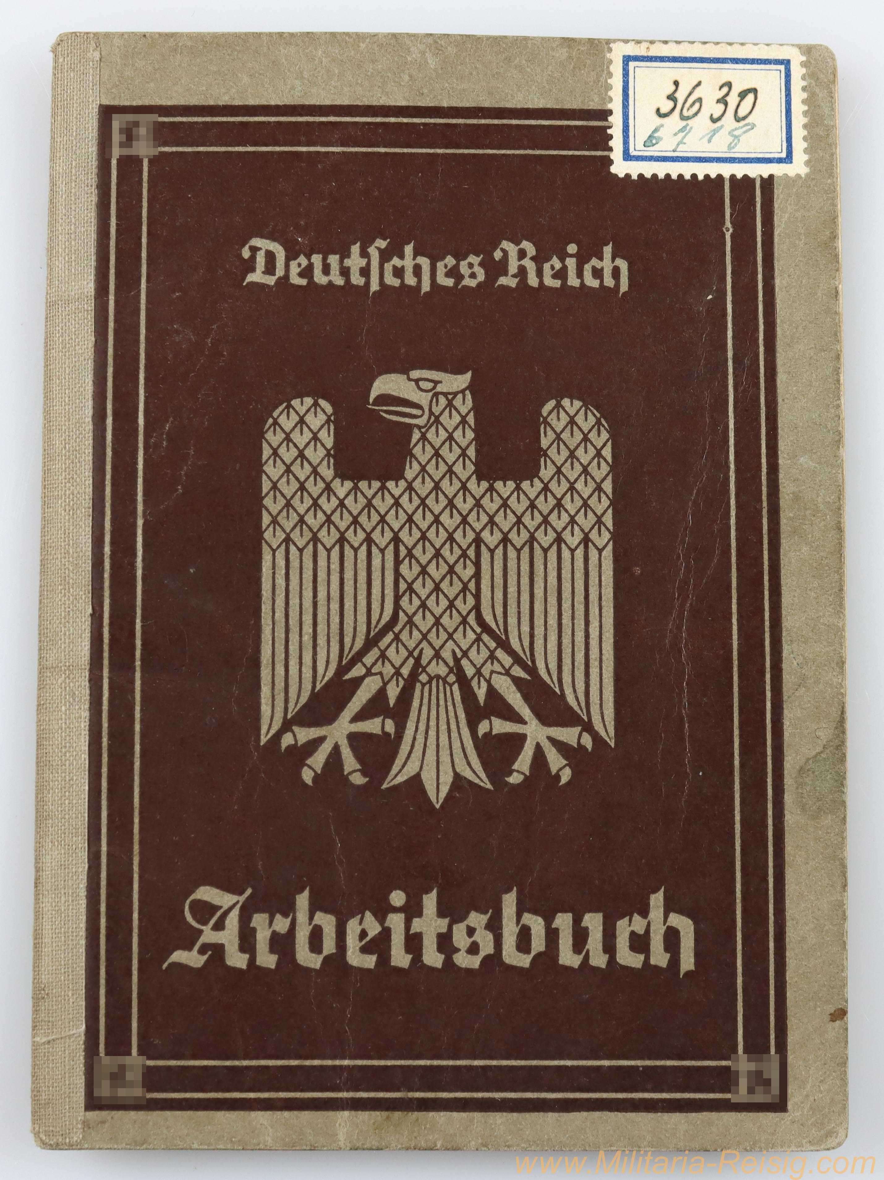 Deutsches Reich Arbeitsbuch, Weser-Flugzeugbau