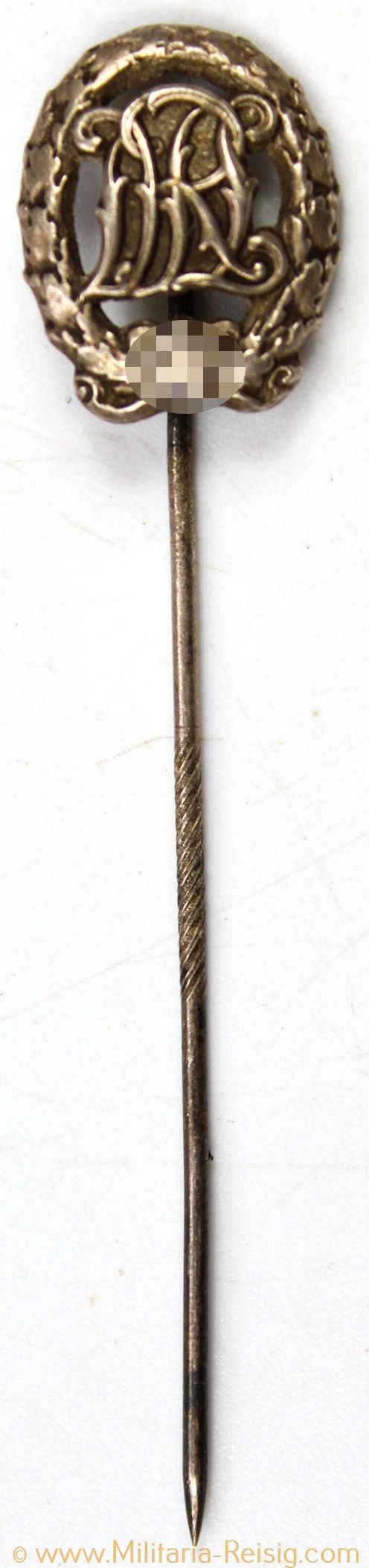 Anstecknadel Reichssportabzeichen DRL in Silber, H. Wernstein Jena-Löbstedt