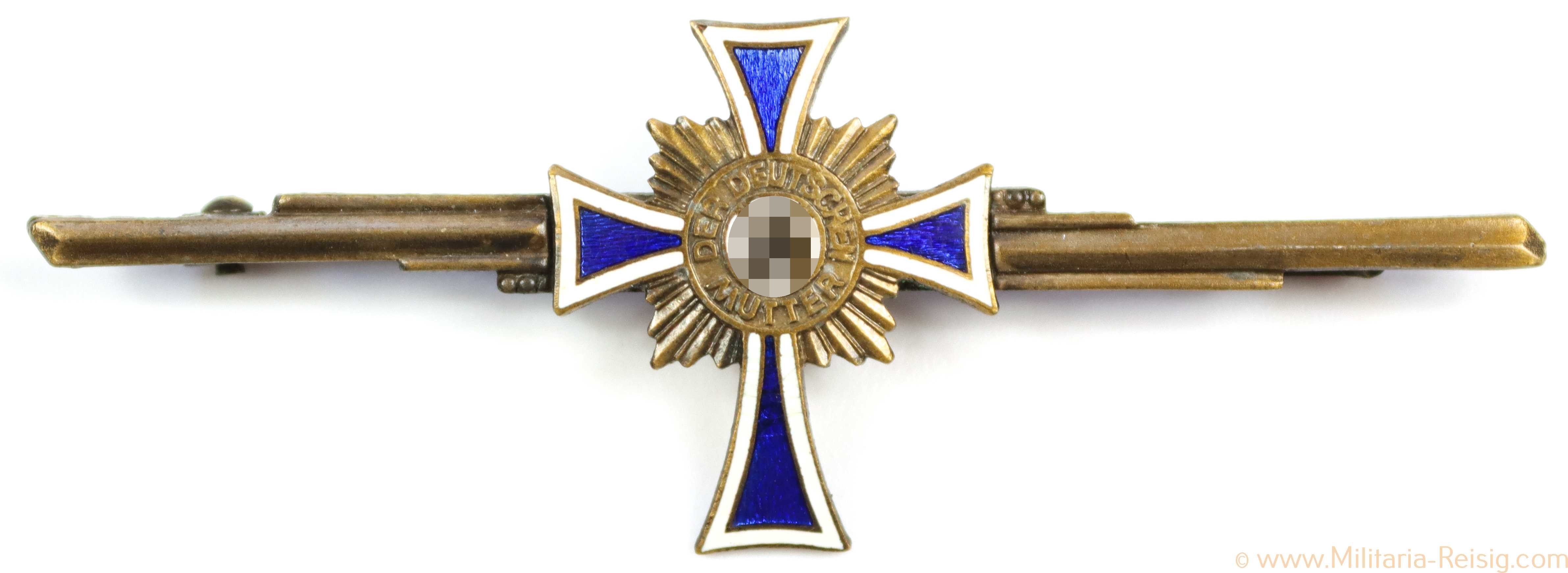 Miniatur Ehrenkreuz der Deutschen Mutter in Bronze zum Anstecken