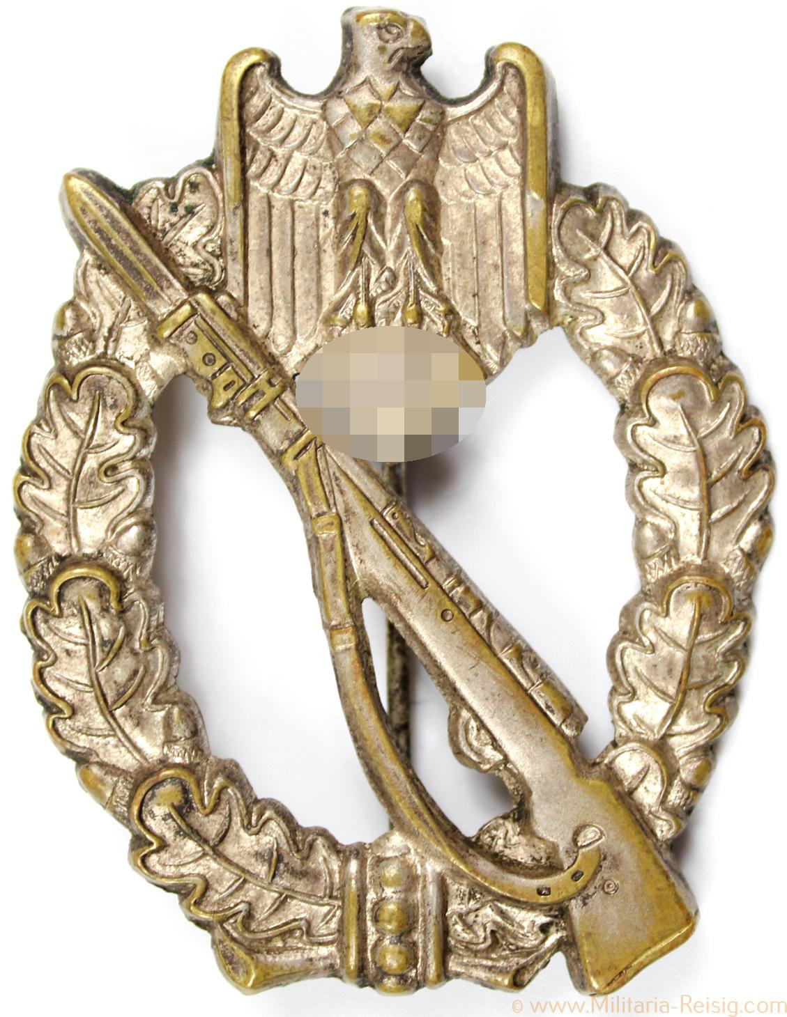 Frühes Infanterie Sturmabzeichen in Silber, Herst. Schauerte & Höhfeld, Lüdenscheid