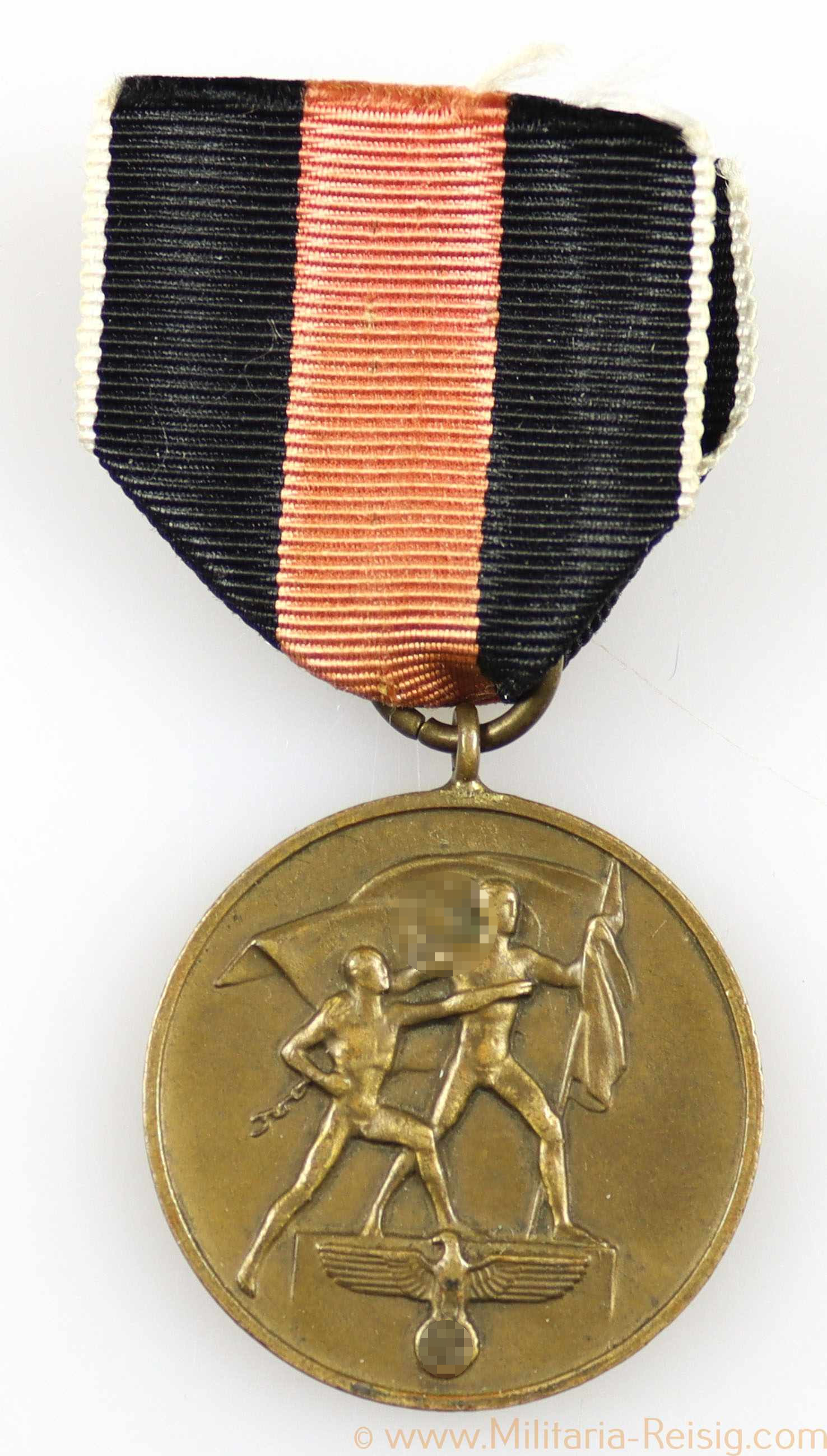 Medaille zur Erinnerung an den 1. Oktober 1938