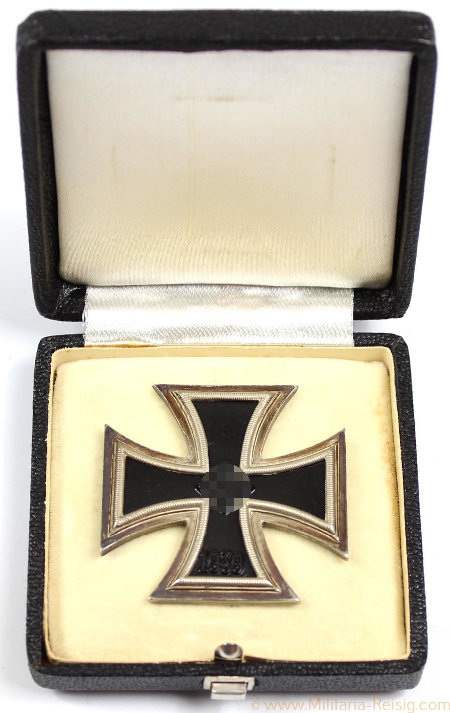 Eisernes Kreuz 1. Klasse 1939 im Etui, Herst. C.E. Juncker