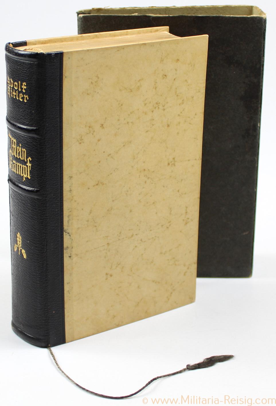 Mein Kampf Hochzeitsausgabe 1936 mit Widmung Standesamt Solz