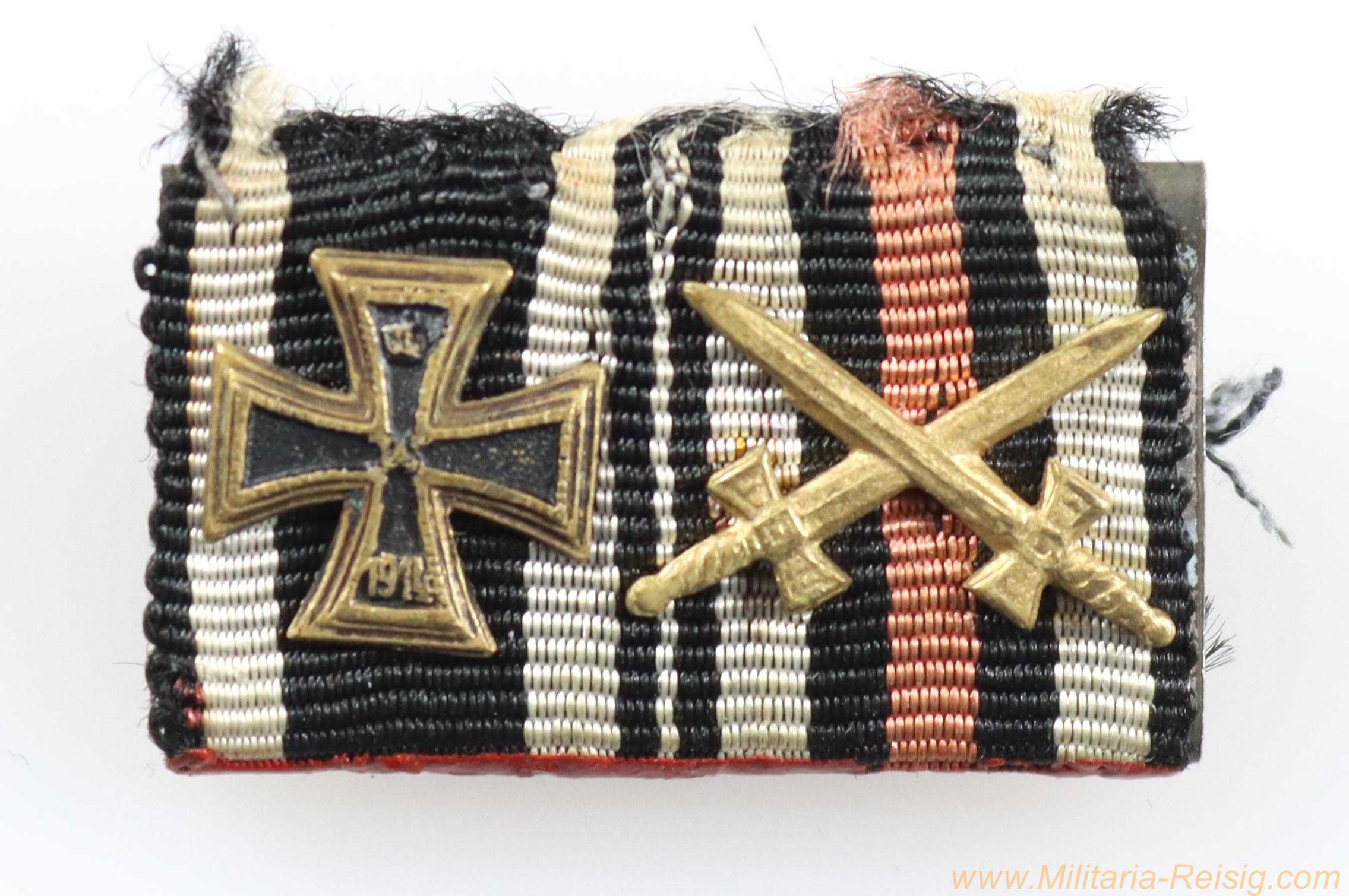 Bandspange mit 2 Auszeichnungen