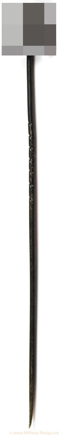 Hakenkreuz Anstecknadel 800 Silber, 3. Reich, 8 mm