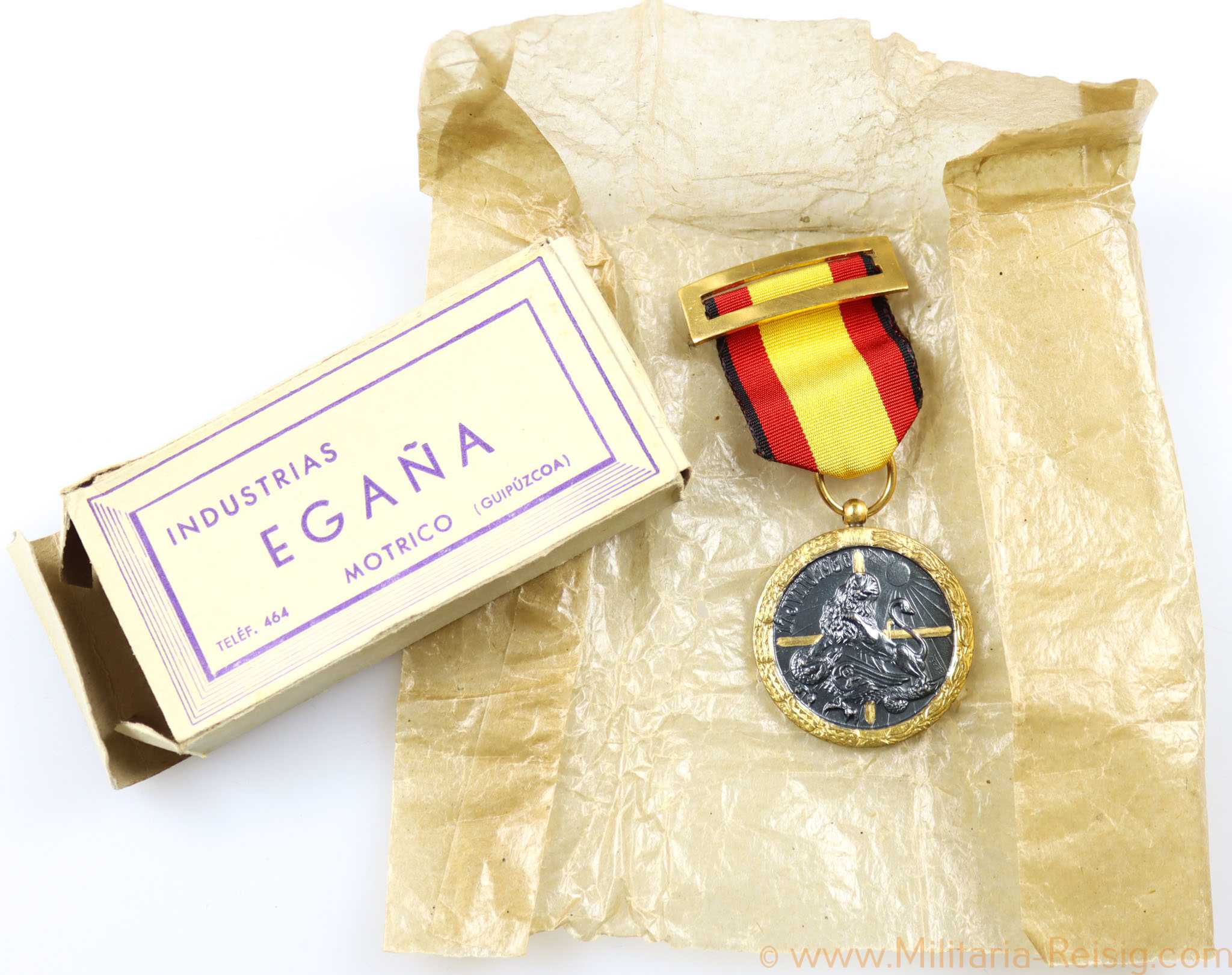 Spanien Erinnerungsmedaille an den Bürgerkrieg 1936-39 "Medalla de la Campana"