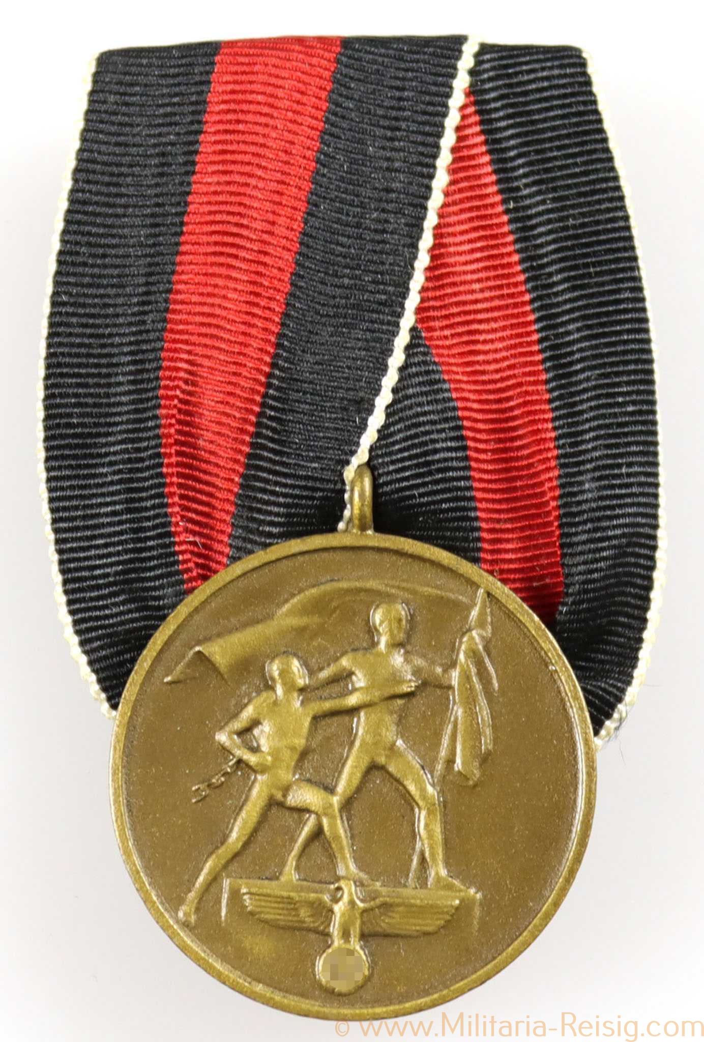 Sudetenland Medaille an Einzelspange