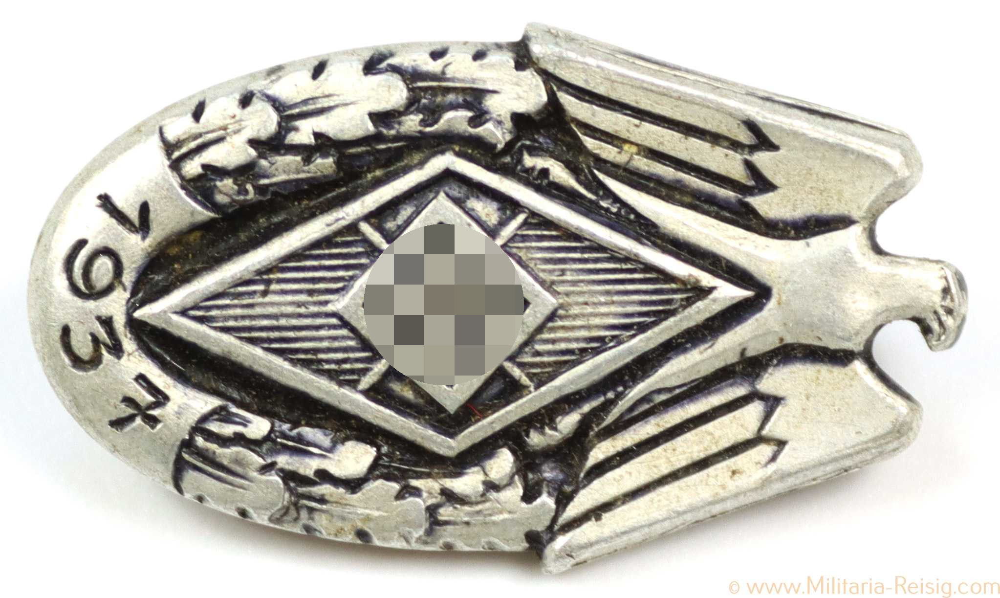 HJ Siegernadel 1937, Hersteller Hillenbrand & Bröer, Lüdenscheid