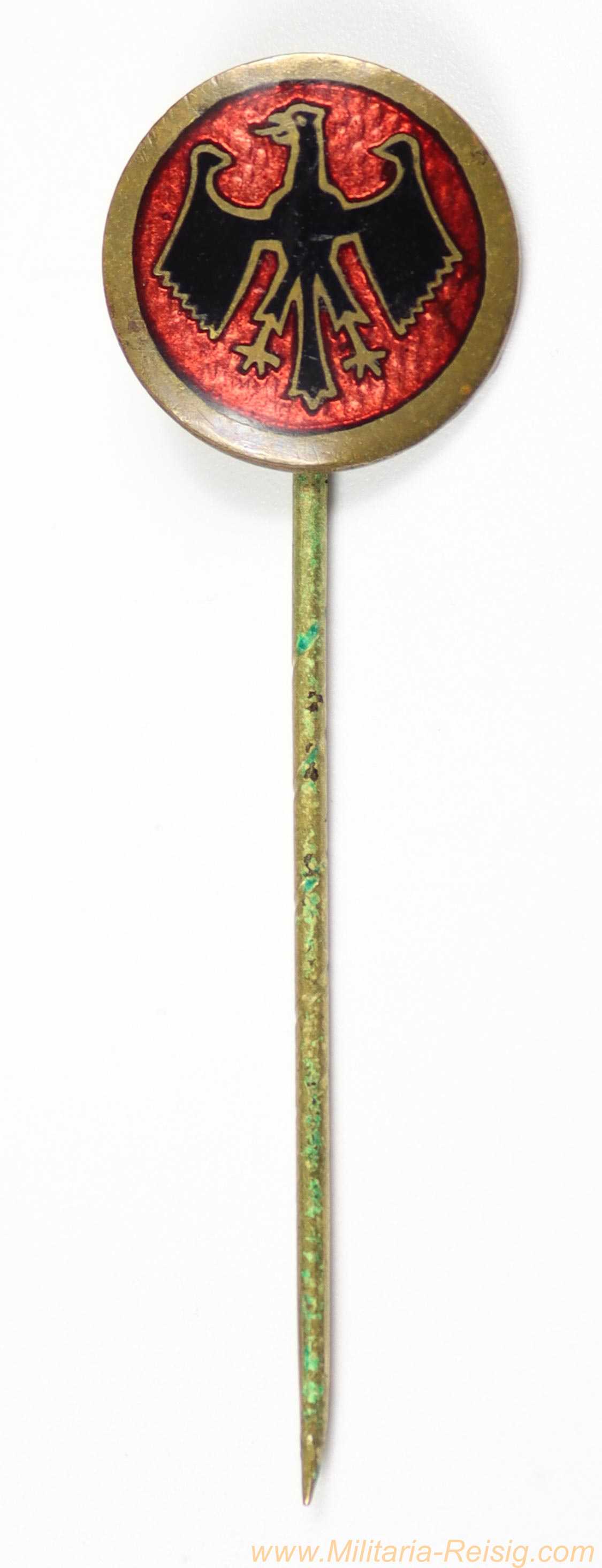 Mitgliedsabzeichen Reichsbanner Schwarz-Rot-Gold - Bund deutscher Kriegsteilnehmer und Republikaner, 15 mm