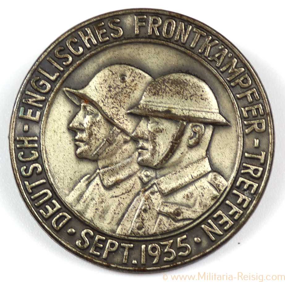 Tagungsabzeichen Deutsch - Englische Frontkämpfer - Treffen 1935